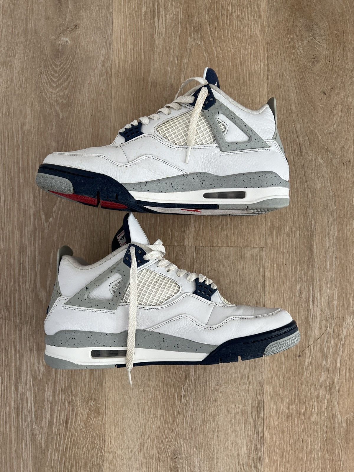 Jordan Brand Air Jordan 4 Retro Midnight Navy Size US 11 / EU 44 - 2 Thumbnail