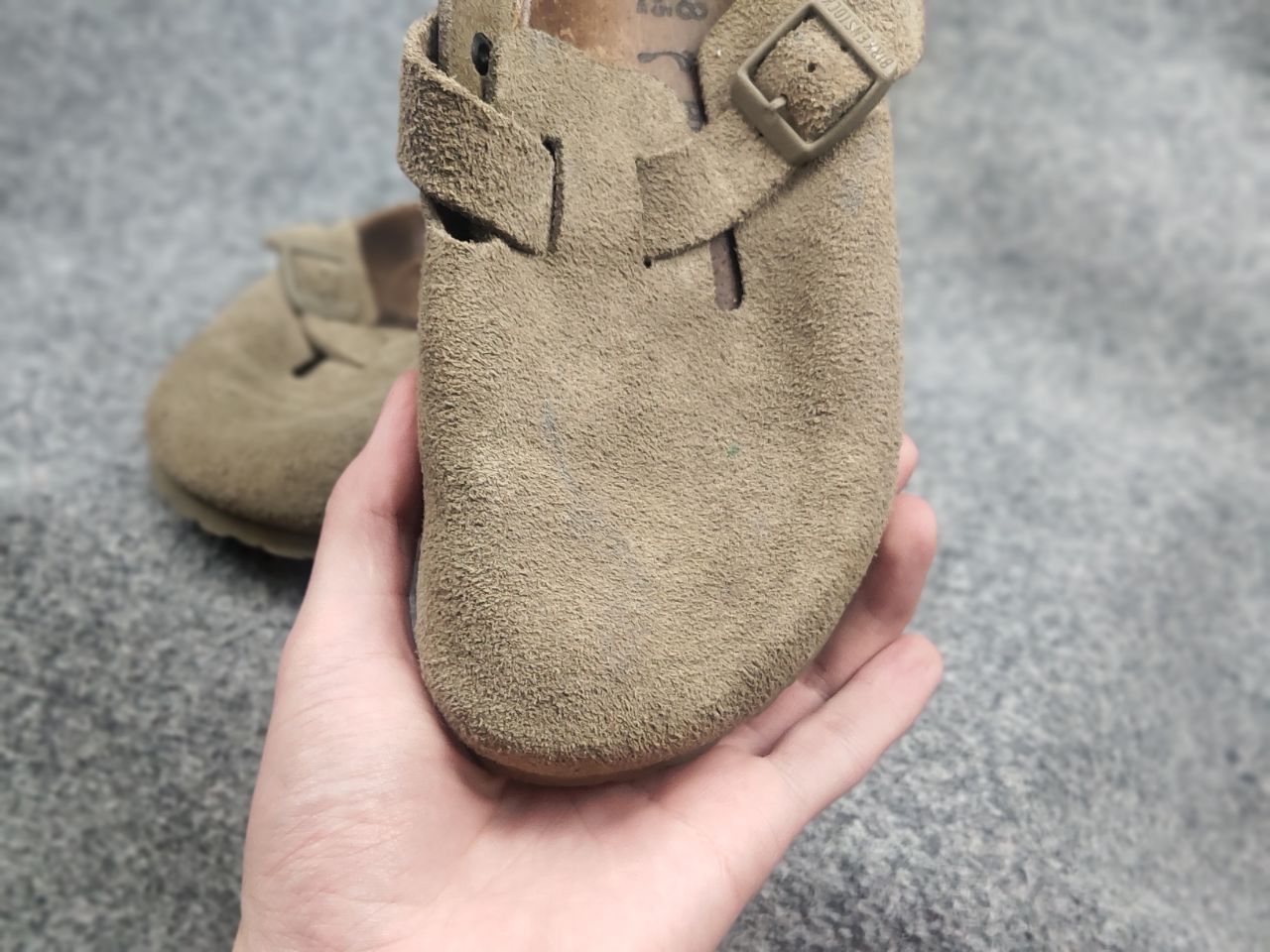 Birkenstock Vintage Birkenstock boston soft leather taupe sandal Shoes Size US 8 / IT 38 - 6 Thumbnail