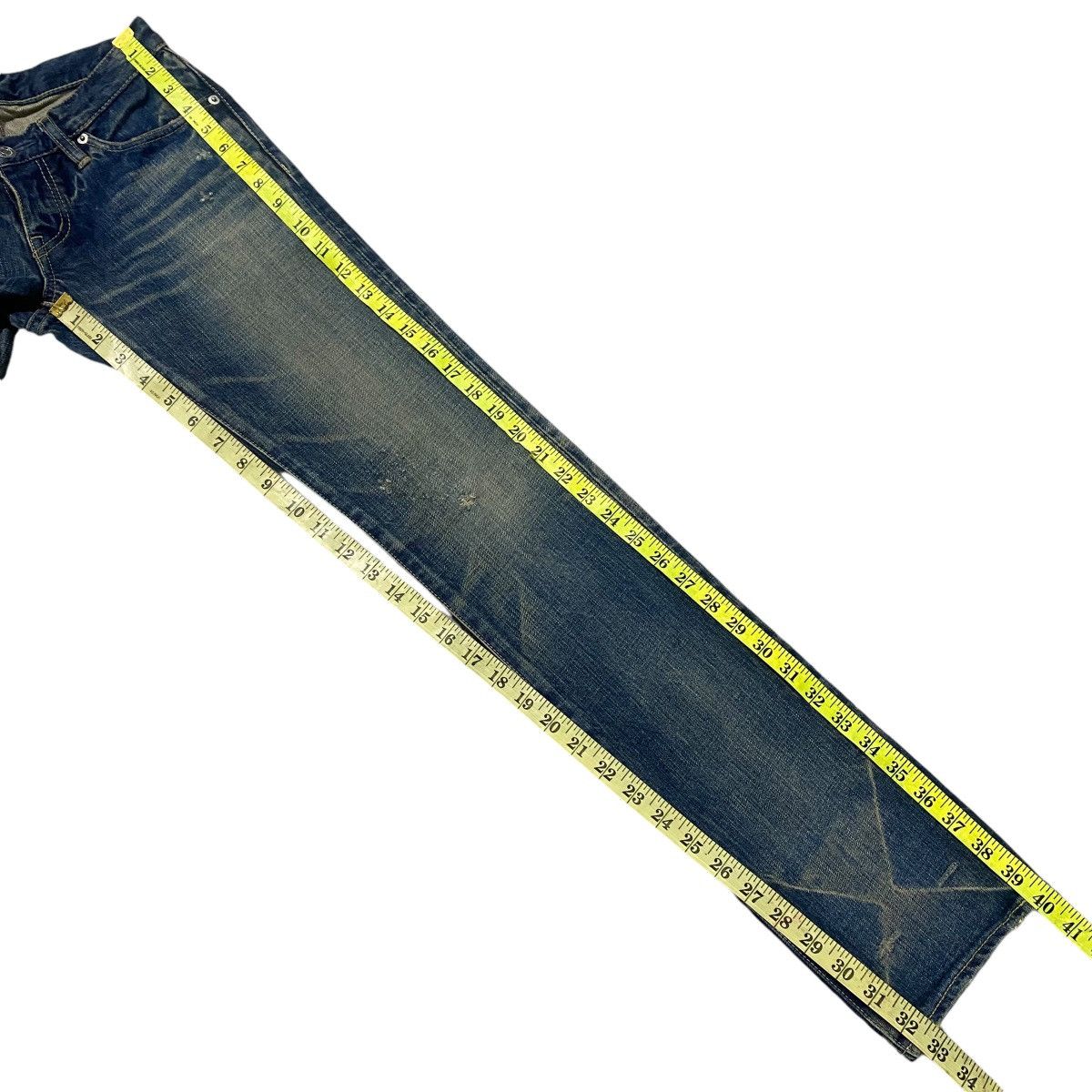 Hysteric Glamour Hysteric Glamour Rusty Distressed Denim Jeans Studded Size US 26 / EU 42 - 17 Thumbnail