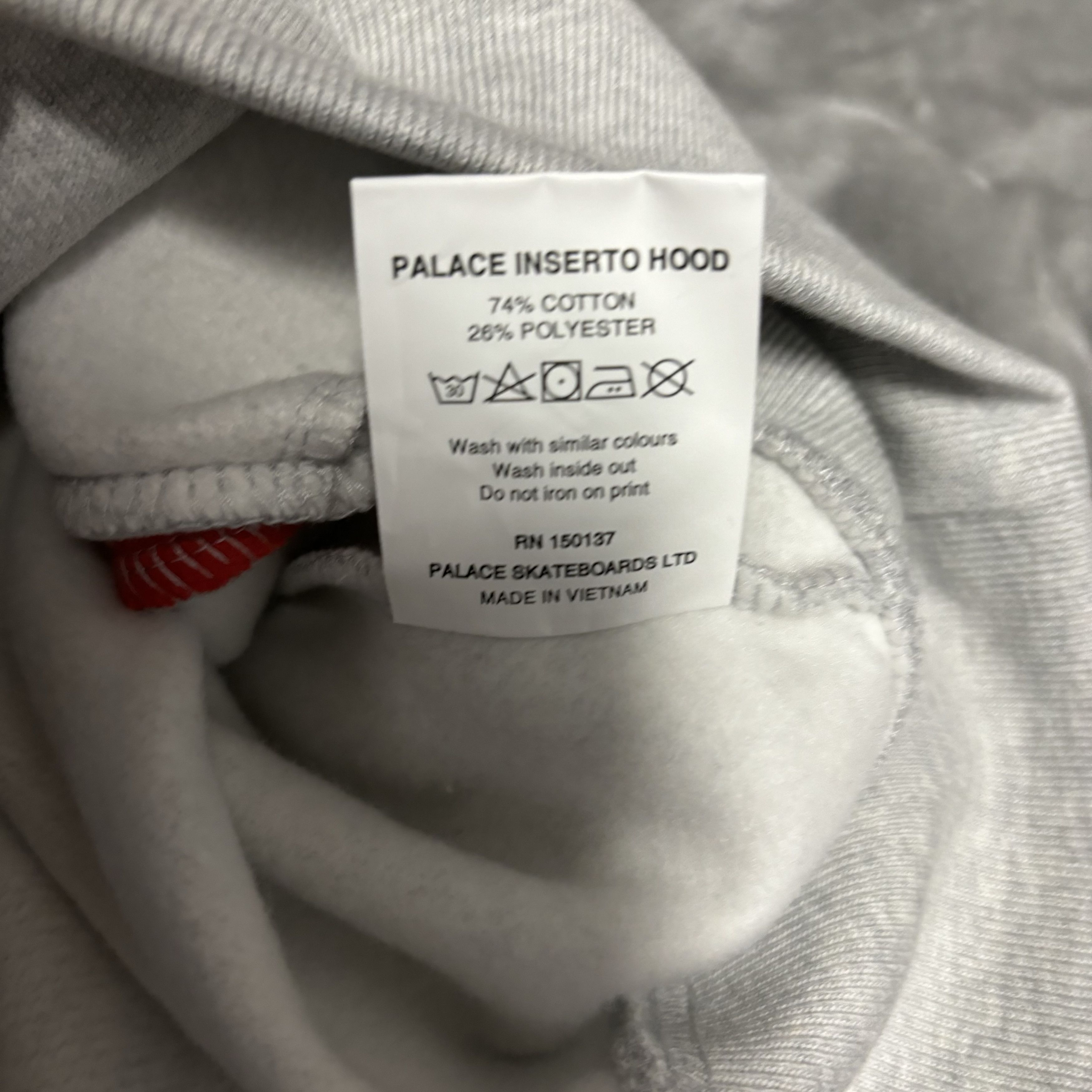 Palace Palace Inserto Hood Grey Marl - 23FW Size US L / EU 52-54 / 3 - 5 Thumbnail