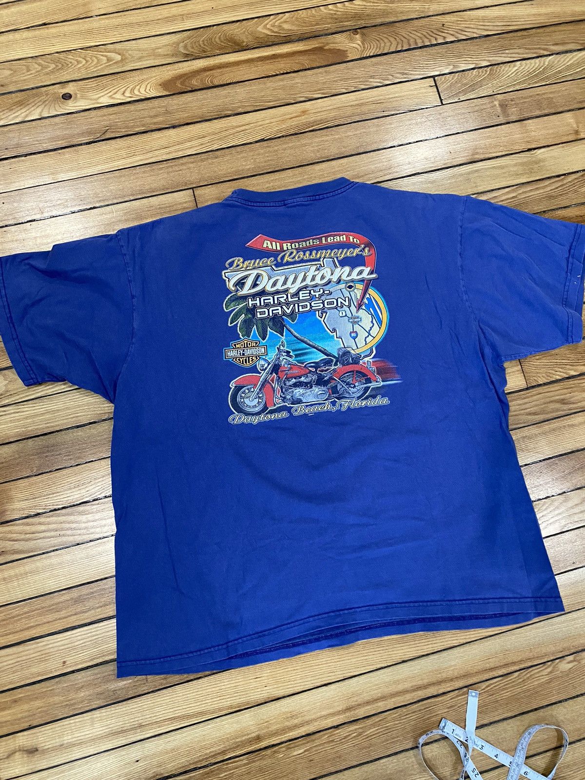 Harley Davidson × Vintage 3xl Harley Florida Tshirt Size US XXL / EU 58 / 5 - 2 Thumbnail