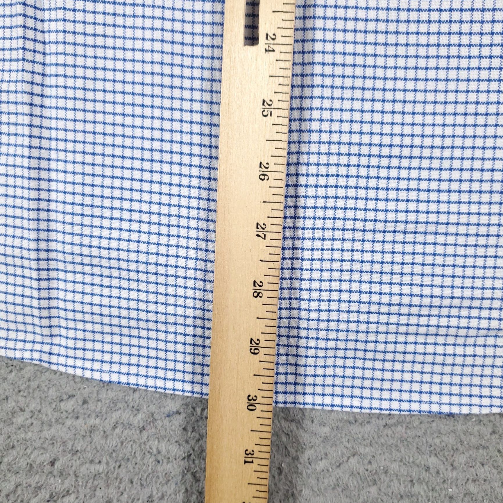 American Eagle Outfitters American Eagle Outfitters Shirt Medium Blue Check Button-Up Long Sleeve Cotton Casual Mens Size US M / EU 48-50 / 2 - 6 Thumbnail