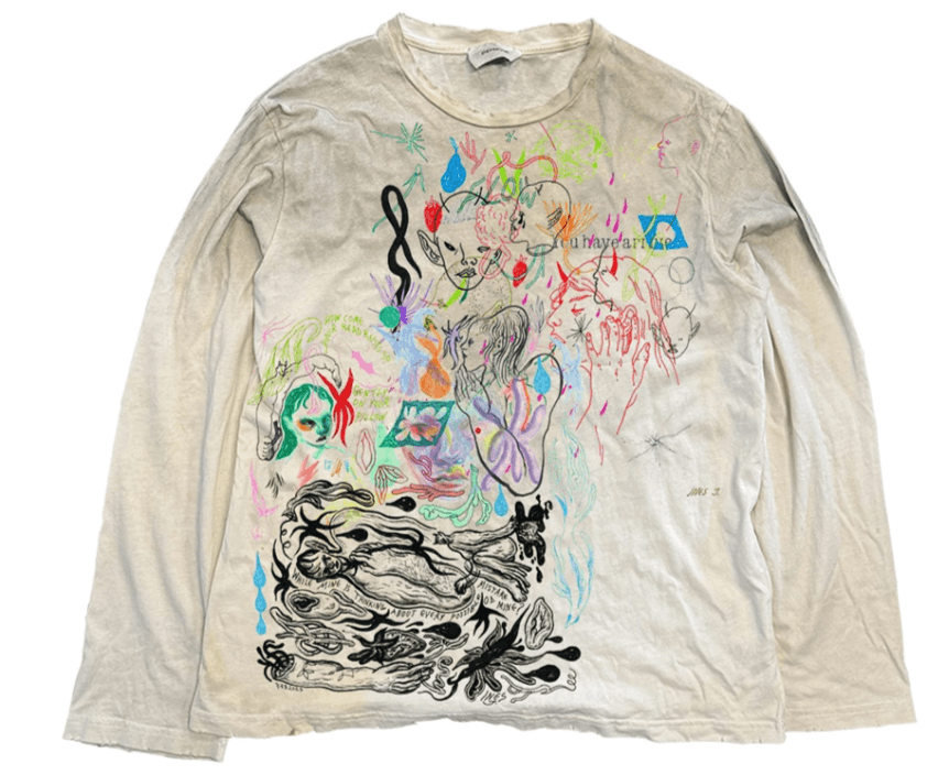 Japanese Brand T Shirt Hip Hop Streetwear Size US XL / EU 56 / 4 - 1 Thumbnail
