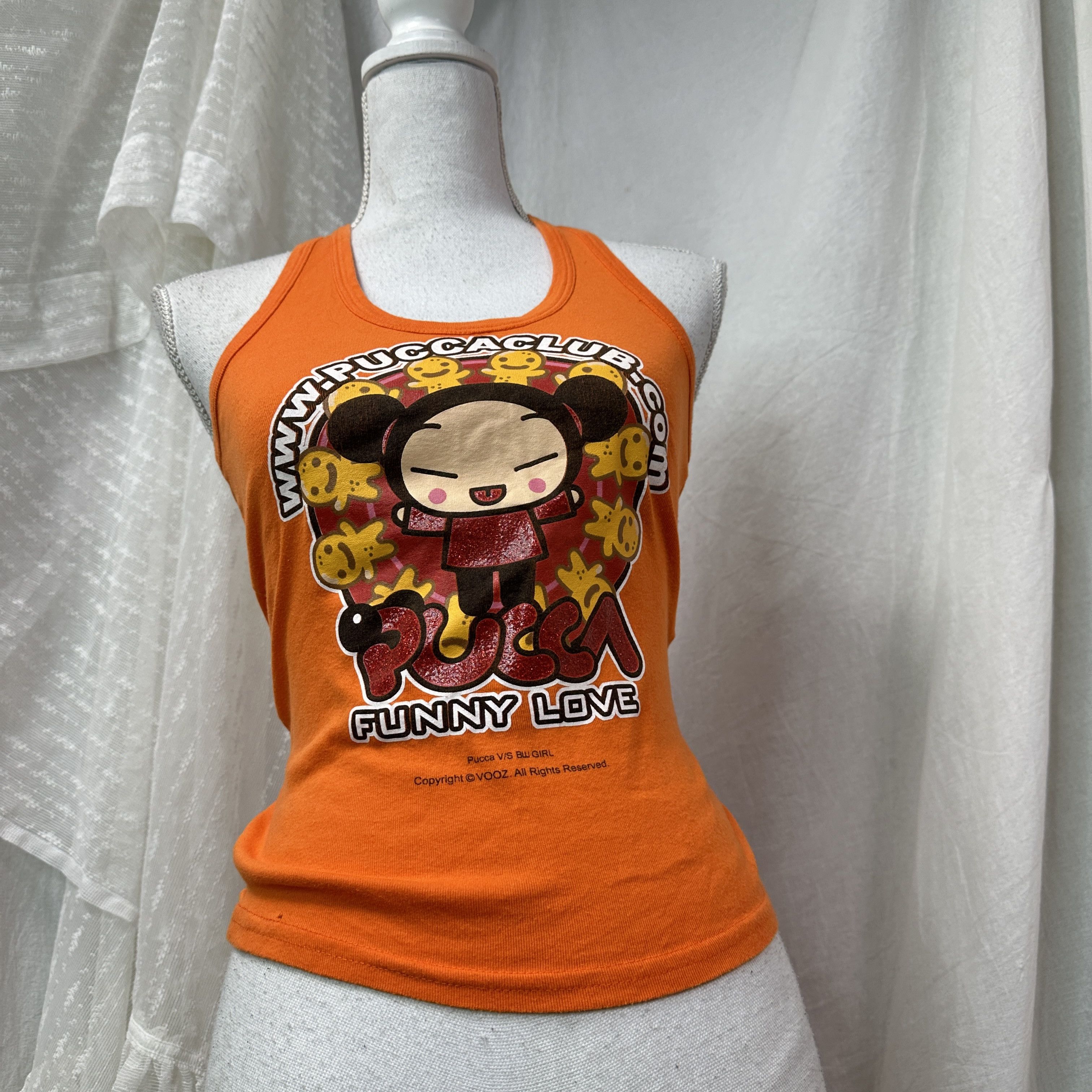 Vintage Vintage Streetwear Printed Pucca Tank Top Y2K Size S / US 4 / IT 40 - 6 Thumbnail