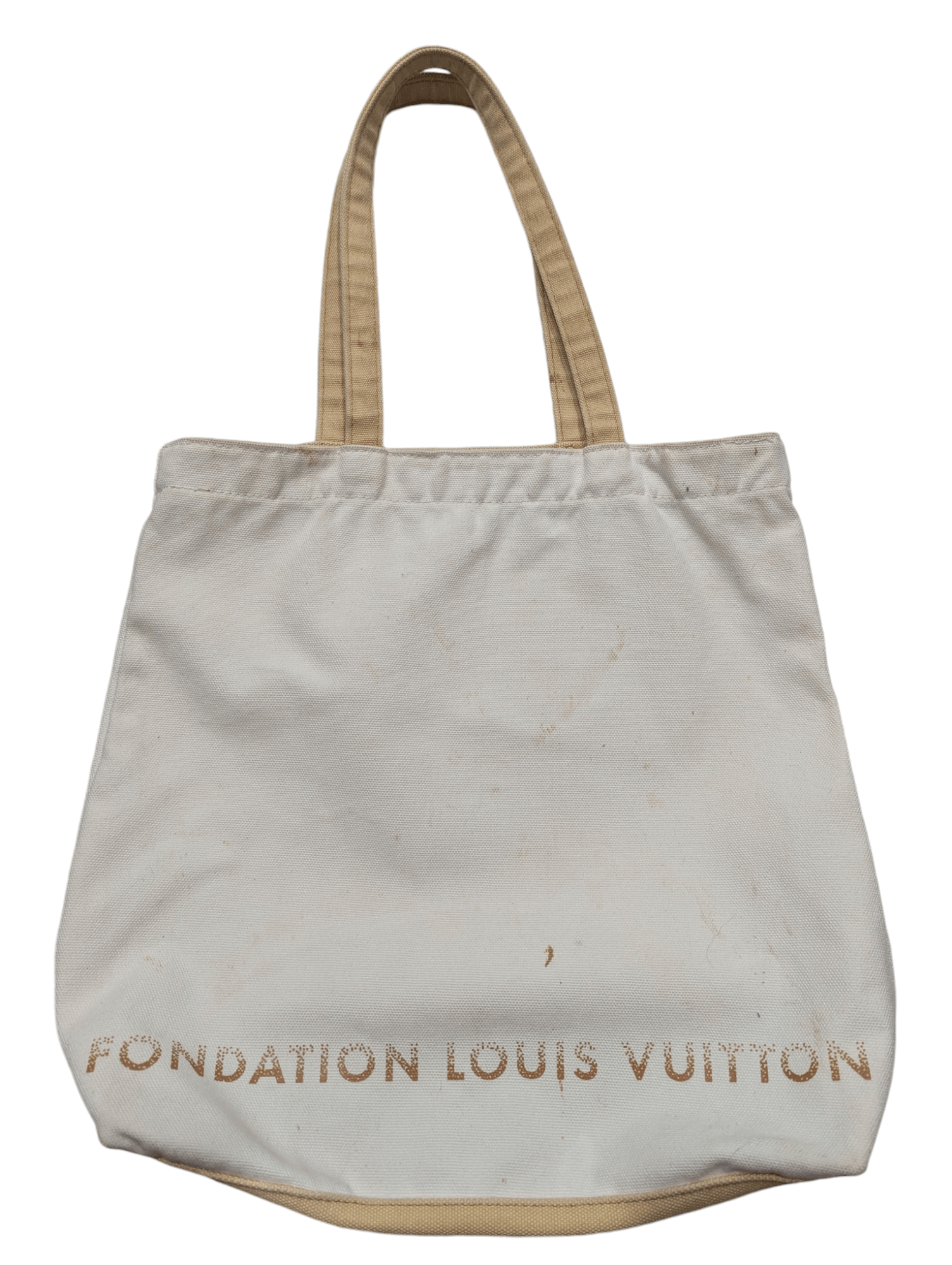 Louis Vuitton Fondation Tote Bag in White, Men's