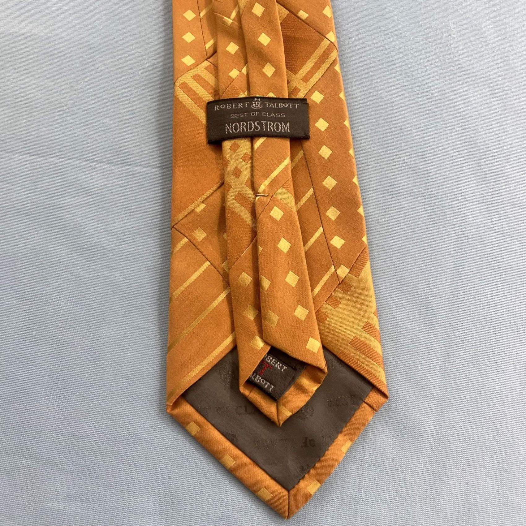 Robert Talbott VINTAGE Robert Talbott Tie Patchwork Men One Size Yellow Modern Mobster Western Retro Best of Class Nordstrom Size ONE SIZE - 5 Thumbnail