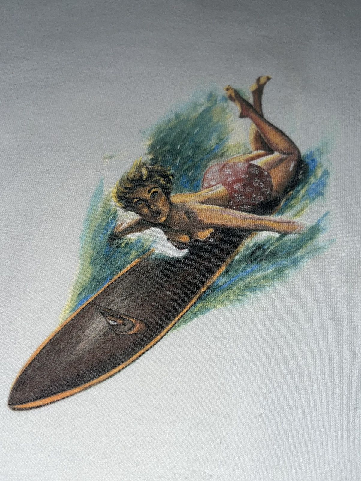 Quiksilver Vintage 90’s Quiksilver Archive Surf Style T- Shirt Size US M / EU 48-50 / 2 - 3 Thumbnail