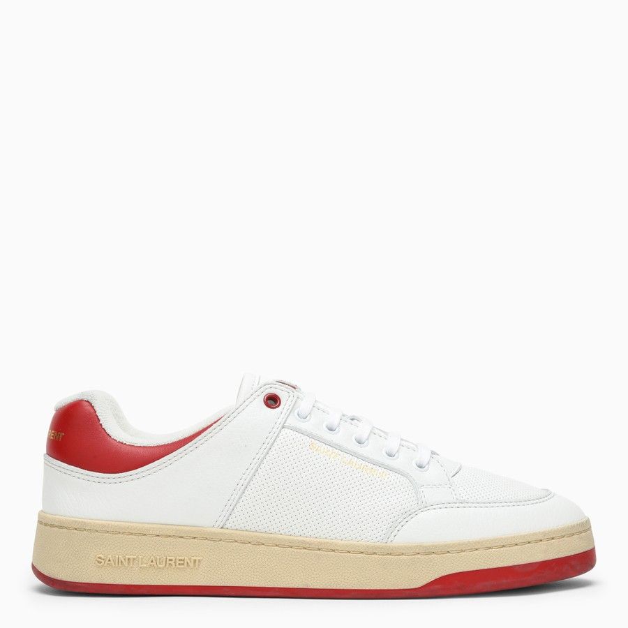 o1d2blof0524 Leather Trainers in White