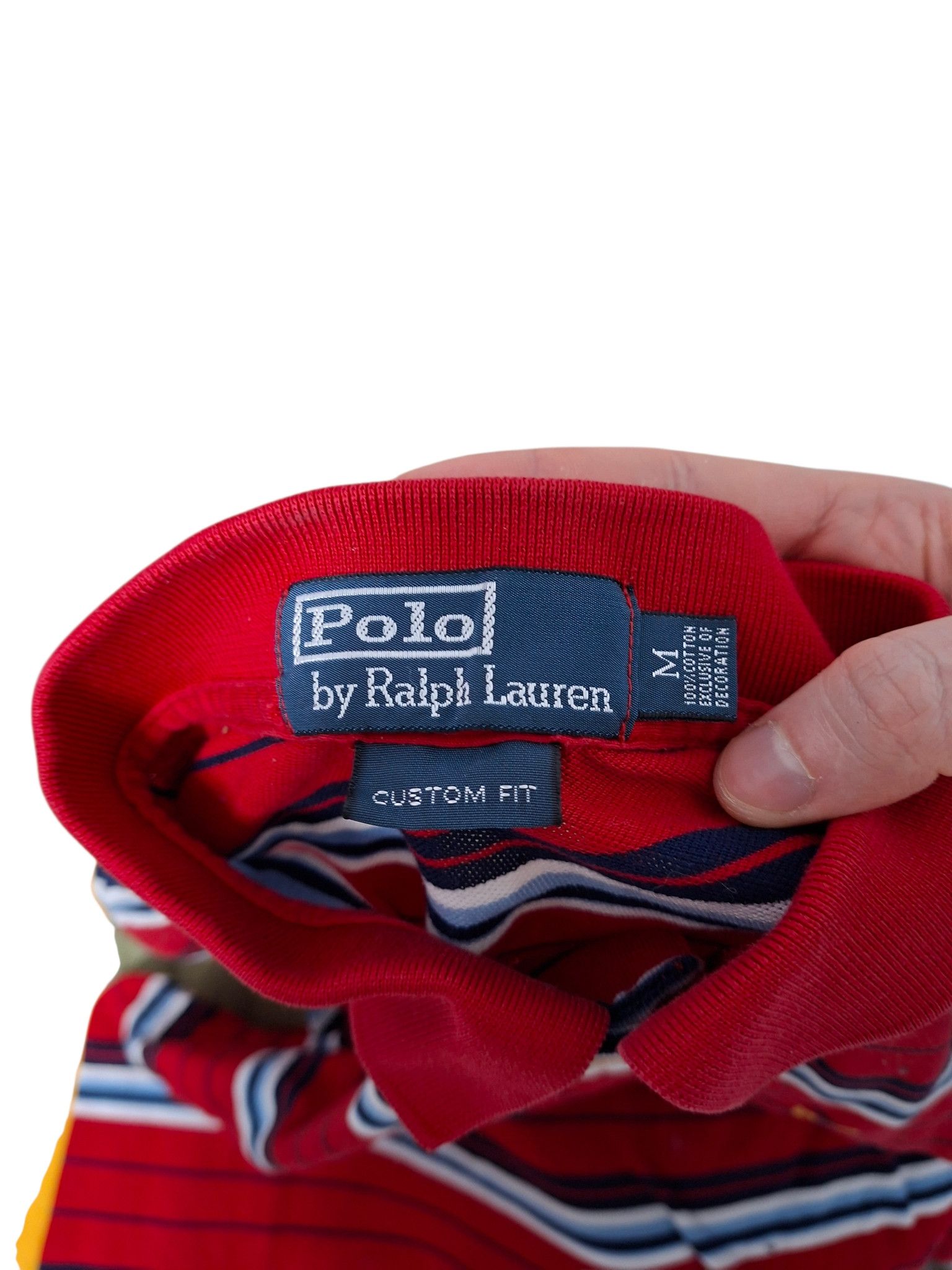 Polo Ralph Lauren POLO RALPH LAUREN VINTAGE LUXURY STRIPED POLO SHIRT Size US M / EU 48-50 / 2 - 4 Thumbnail