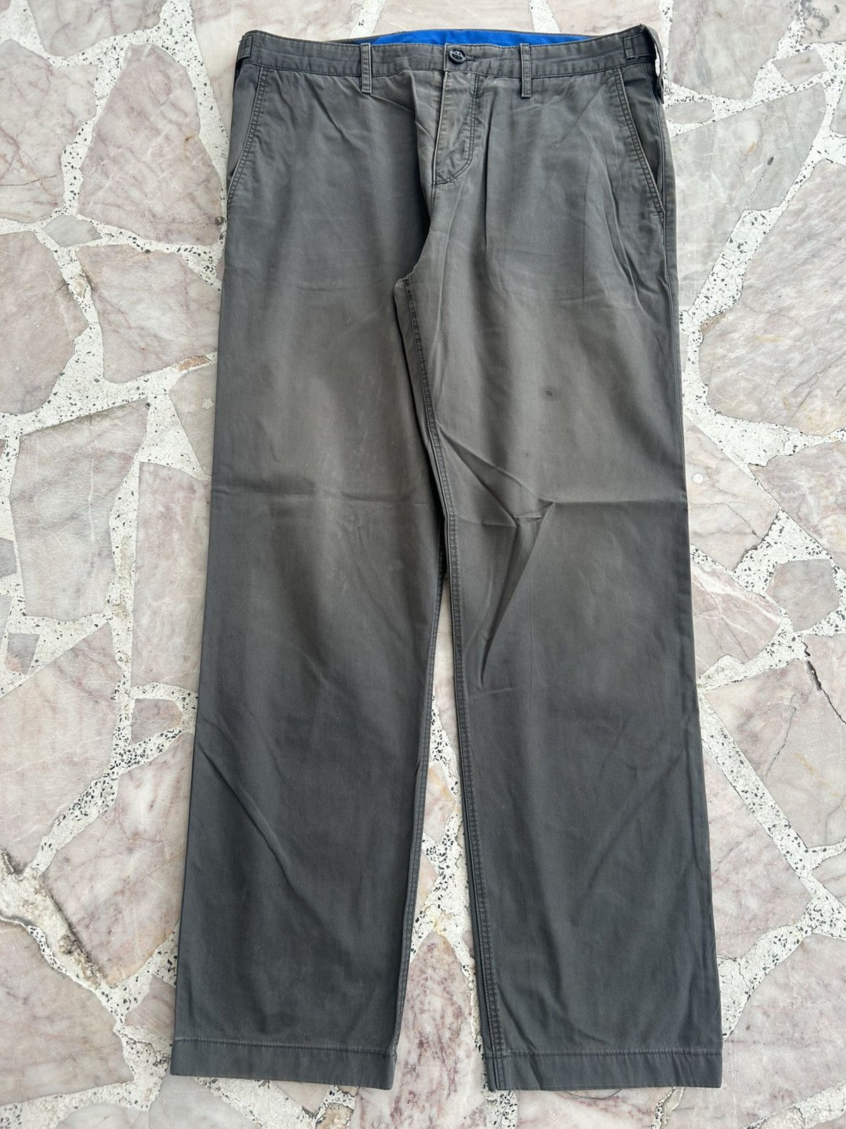 Burberry Burberry Brit Italy Vintage Green Trousers Size US 30 / EU 46 - 1 Thumbnail