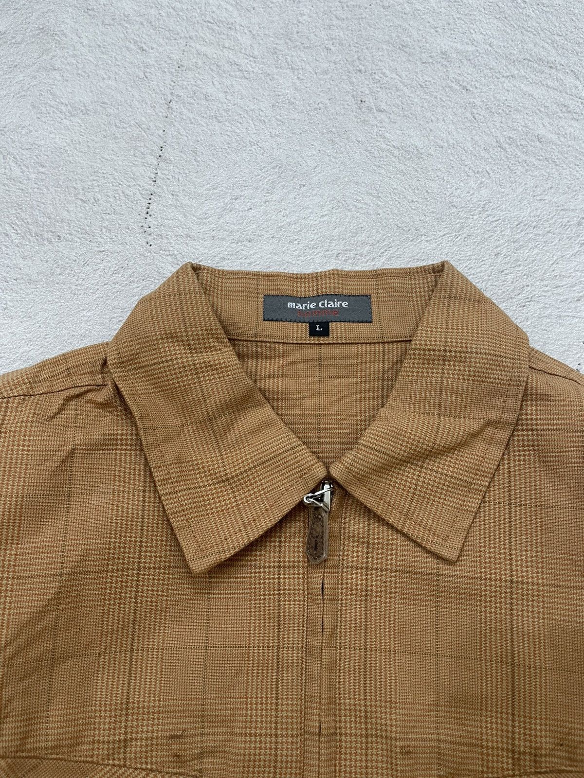Japanese Brand 2000s Japan Marie Claire Plaid Jacket Y2K If6was9 LGB HYSTER Size US L / EU 52-54 / 3 - 4 Thumbnail