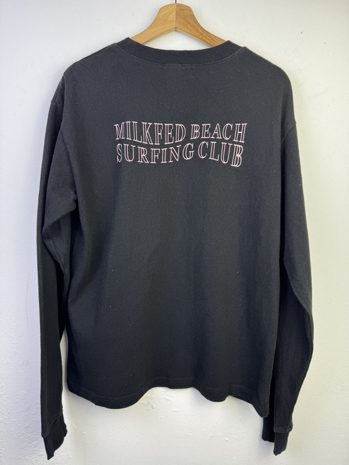 Japanese Brand MILKFED BEACH SURFING CLUB" embroidered longsleeve tshirt Size US L / EU 52-54 / 3 - 6 Thumbnail