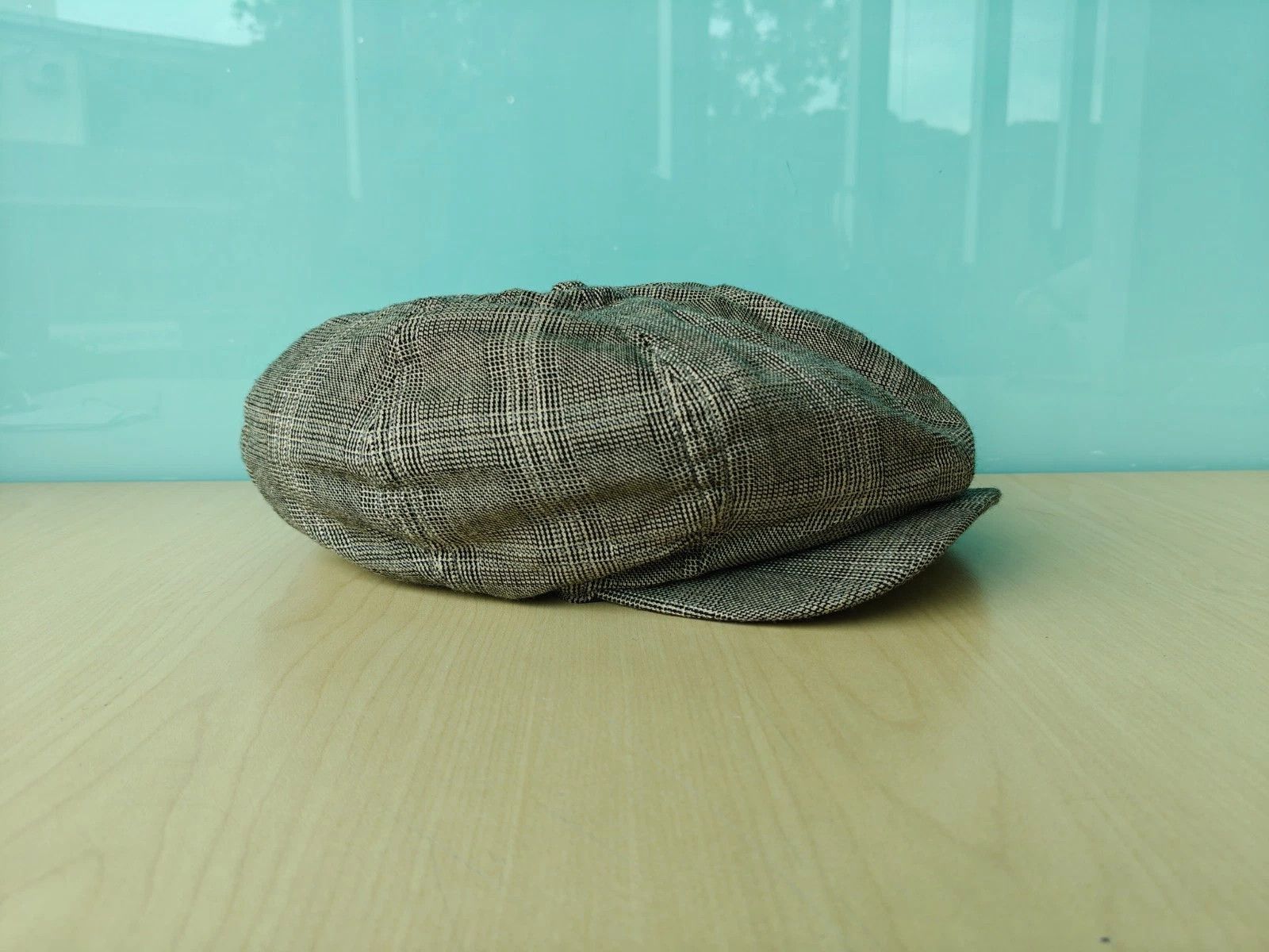 RRL Ralph Lauren DOUBLE RL Wool-Cotton Glen Plaid Newsboy Cap T/1908 Size ONE SIZE - 1 Thumbnail
