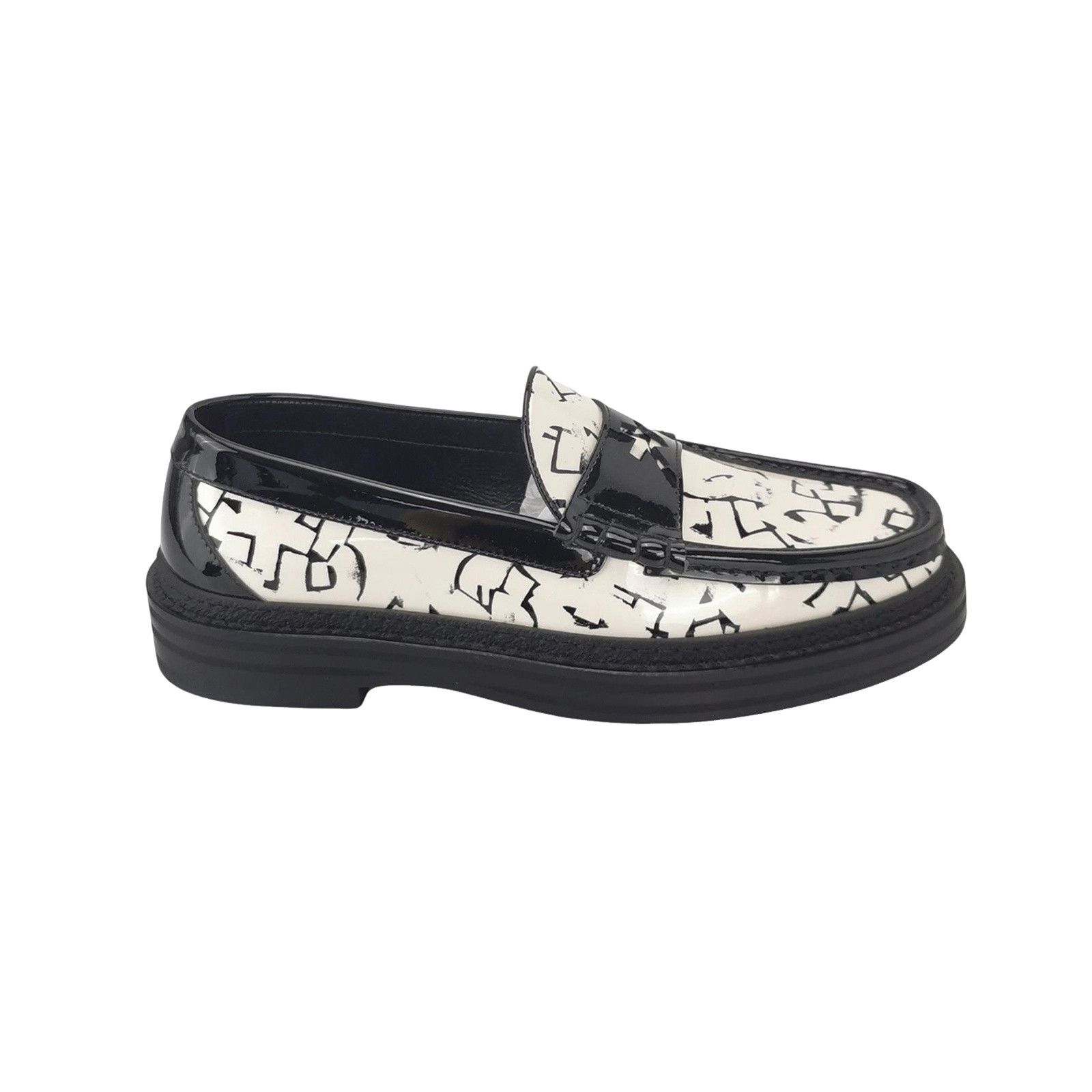 Jimmy Choo Jimmy Choo x Eric Haze Printed Patent Leather Loafers 41.5 Size US 8 / EU 41 - 1 Thumbnail
