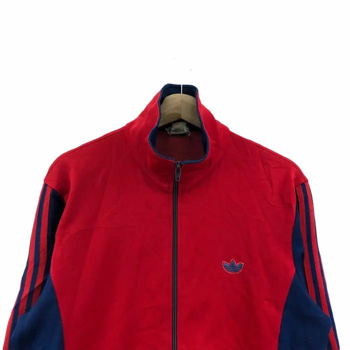 Adidas Vtg 70’ ADIDAS WEST GERMANY Red Sweater Originals Jacket Size US L / EU 52-54 / 3 - 2 Thumbnail