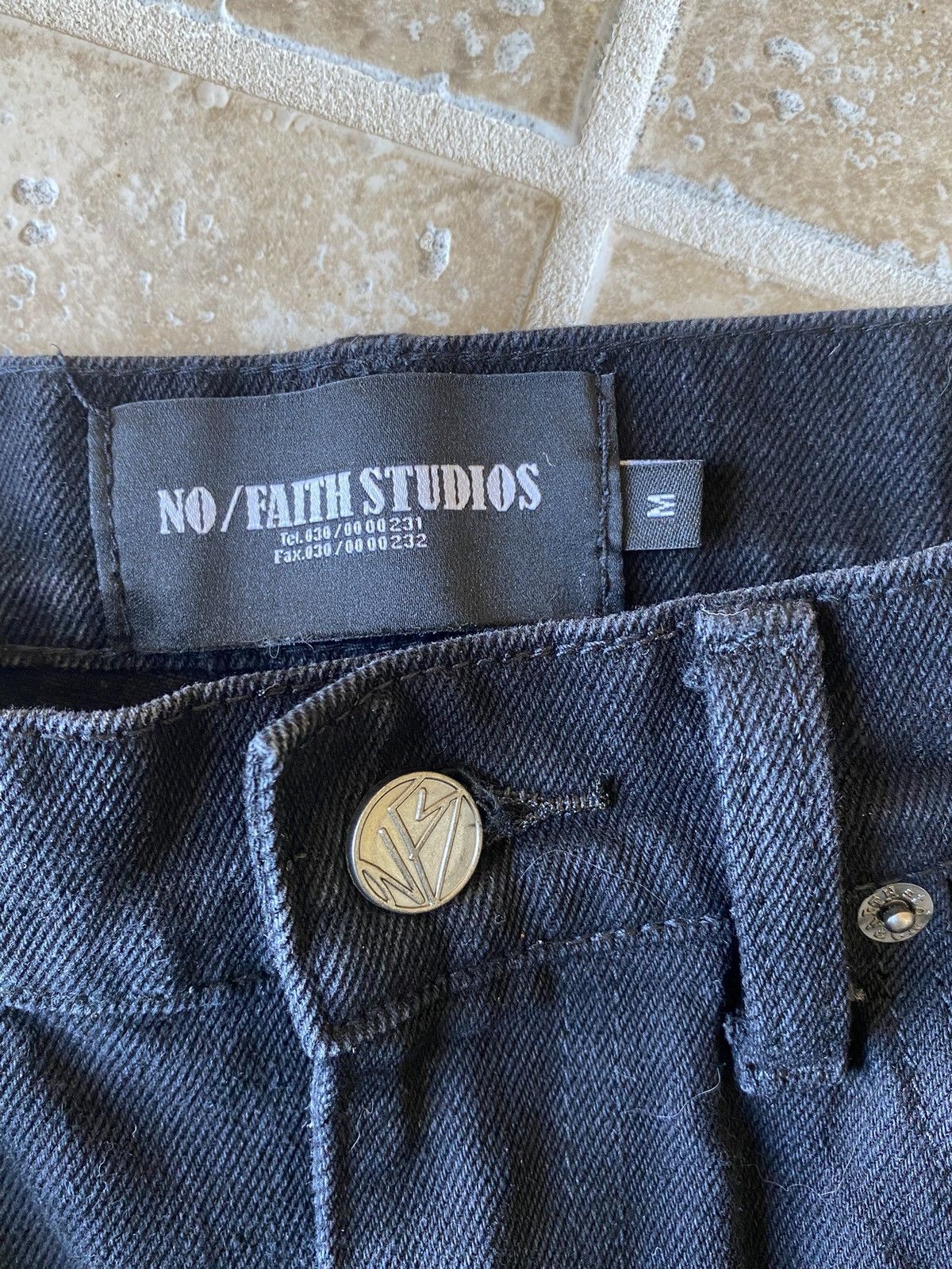 No Faith Studios No Faith Studios Bootcut Black Jeans Mens 32 NEVER WORN Size US 32 / EU 48 - 5 Thumbnail