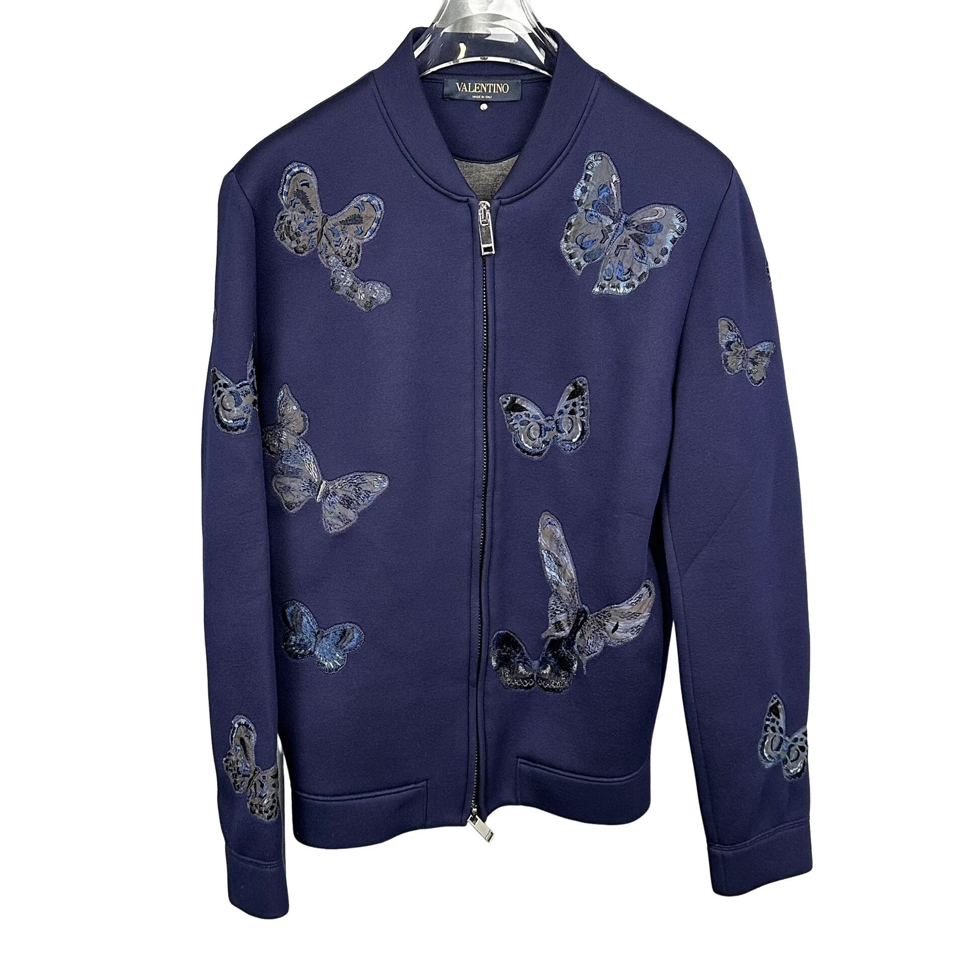 Valentino Valentino Butterfly Embroidered Bomber Jacket S Size US S / EU 44-46 / 1 - 1 Thumbnail