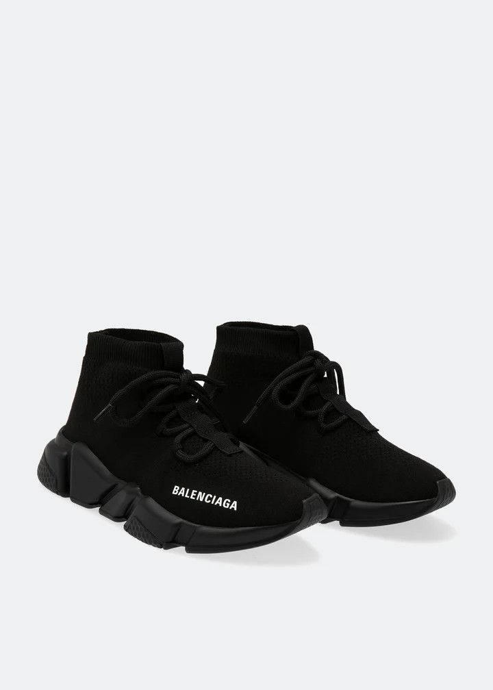 Balenciaga o1bcso1str0226 Speed Sneakers In Black Size US 8 / IT 38 - 2 Thumbnail
