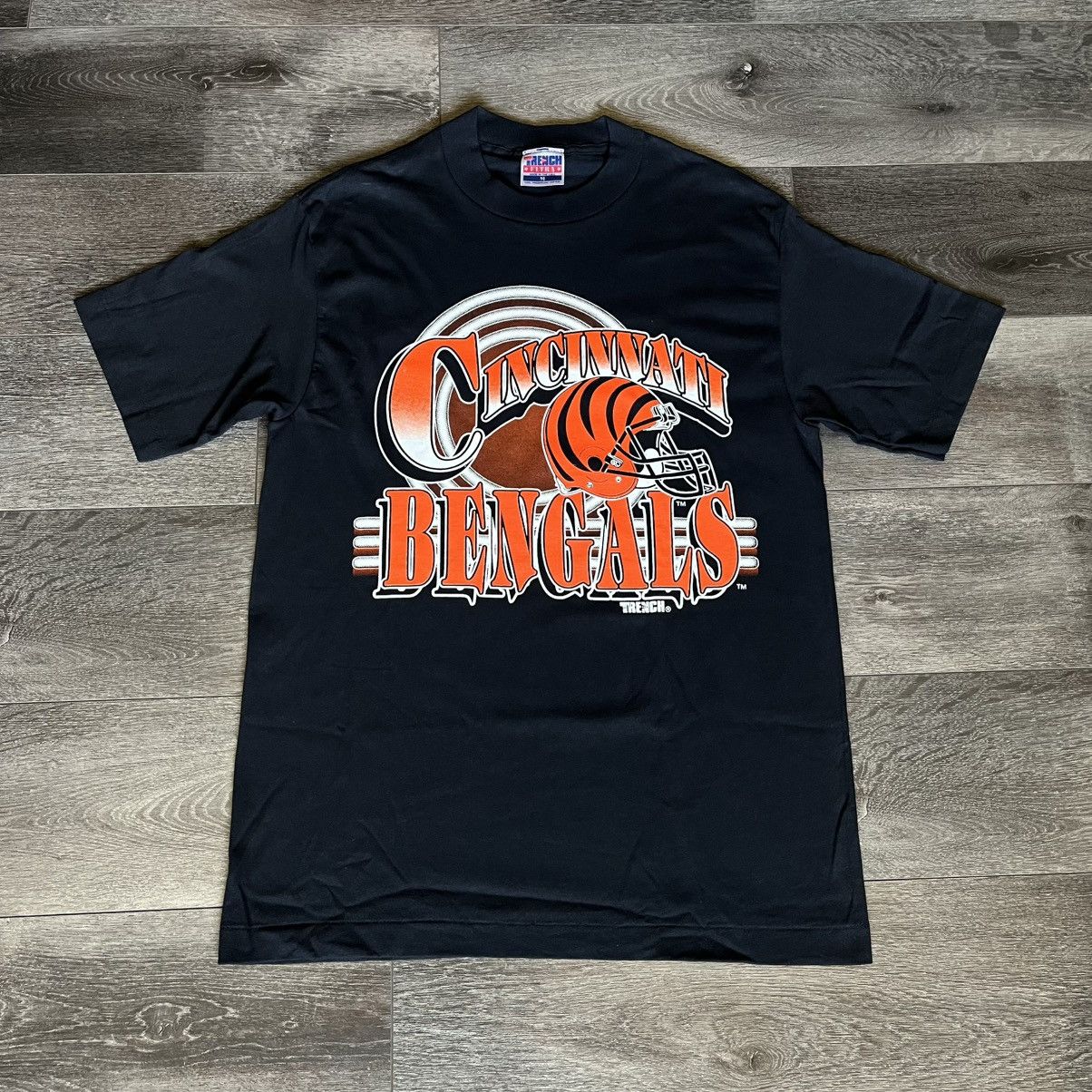 Trench USA Vintage 90s NFL Cincinnati Bengals Trench USA Helmet T Shirt Size US M / EU 48-50 / 2 - 1 Thumbnail