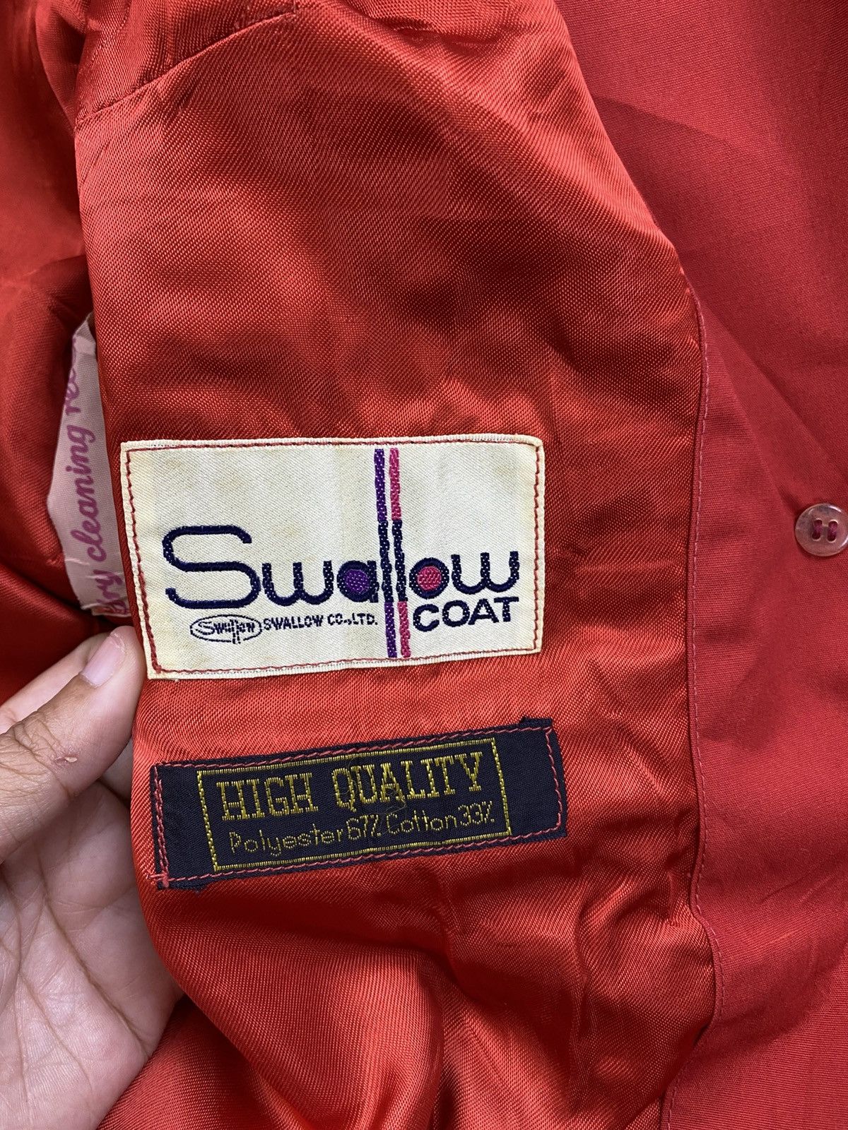 Designer × Vintage Vtg Confexim Poland Designer Multi Button Swallow Long Coat Size US S / EU 44-46 / 1 - 11 Thumbnail