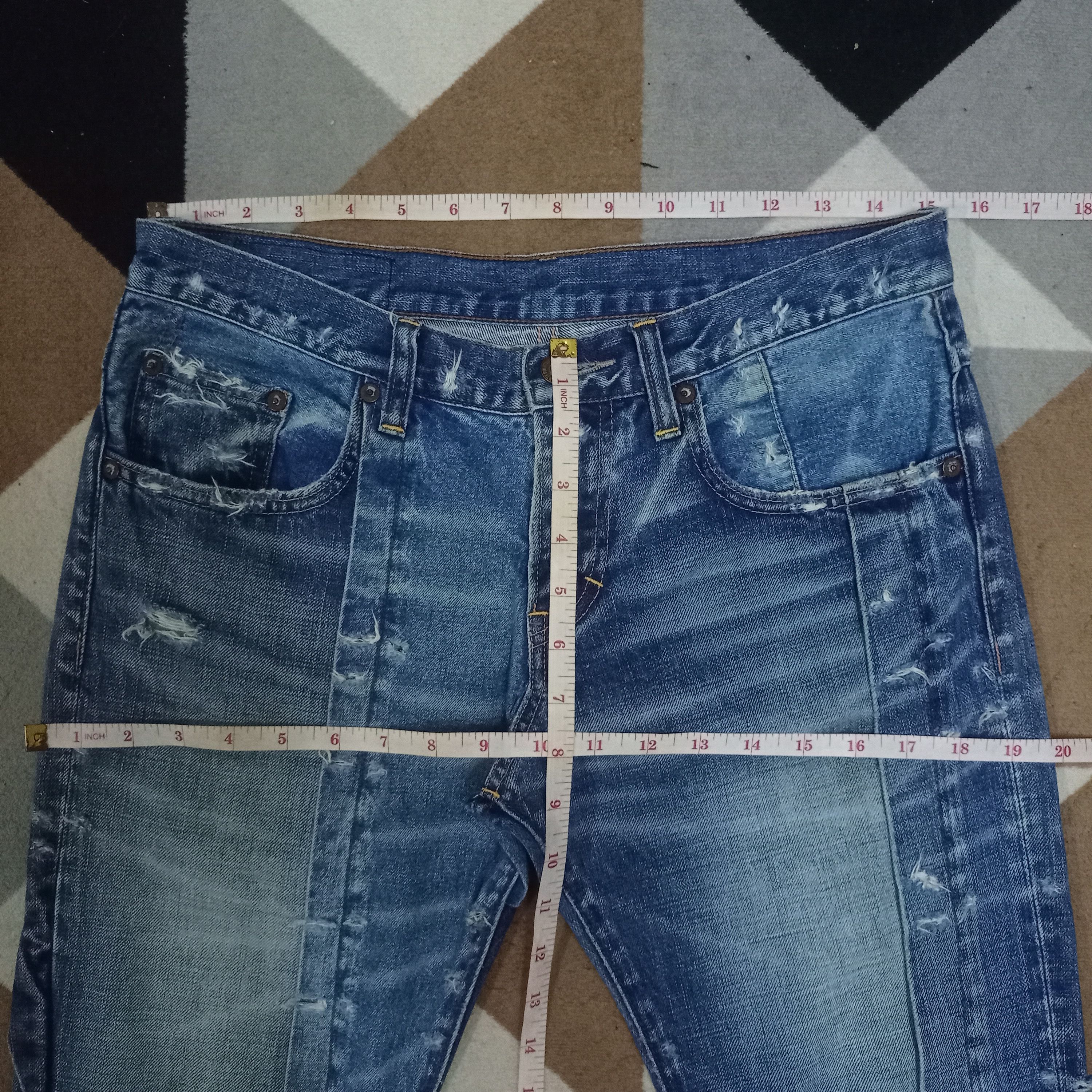 Japanese Brand Vintage Japanese Rna Inc Avant Garde Style Jeans Size 30" / US 8 / IT 44 - 10 Thumbnail