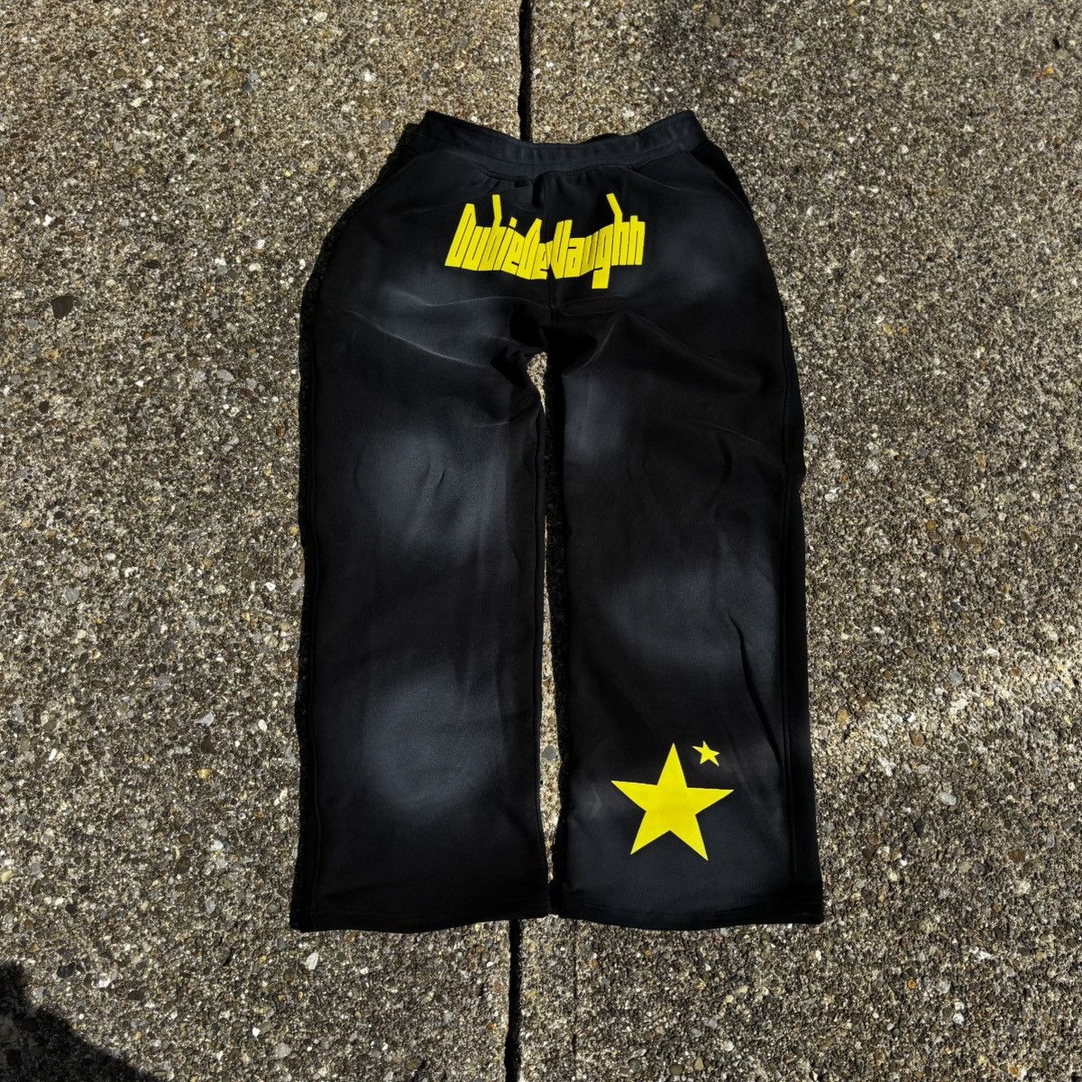Other DubieDeVaughn Black & Yellow Sweatpants Size US 32 / EU 48 - 3 Thumbnail
