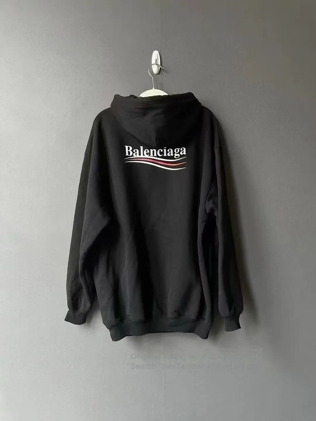 Balenciaga balenciaga black hoodie with logo. Size US S / EU 44-46 / 1 - 2 Thumbnail