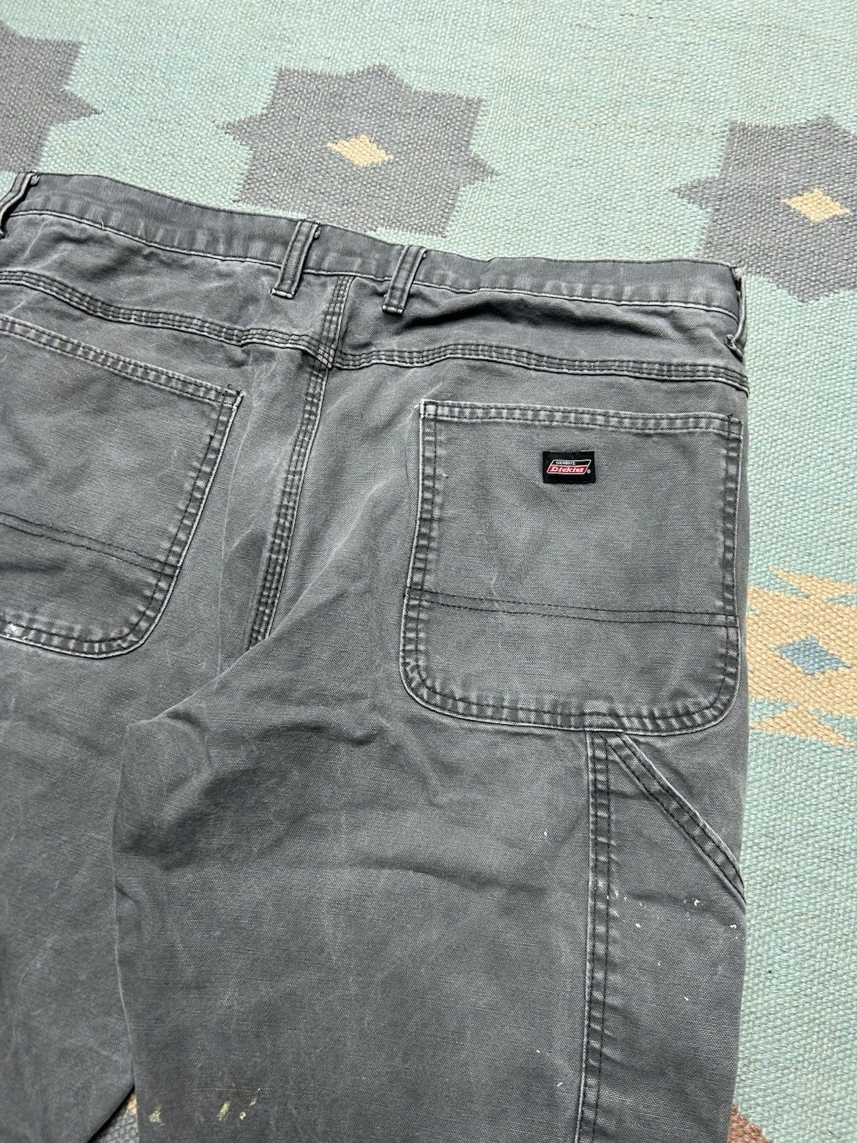 Vintage Vtg dickies canvas carpenter pants paint distres faded 36x29 Size US 36 / EU 52 - 11 Thumbnail
