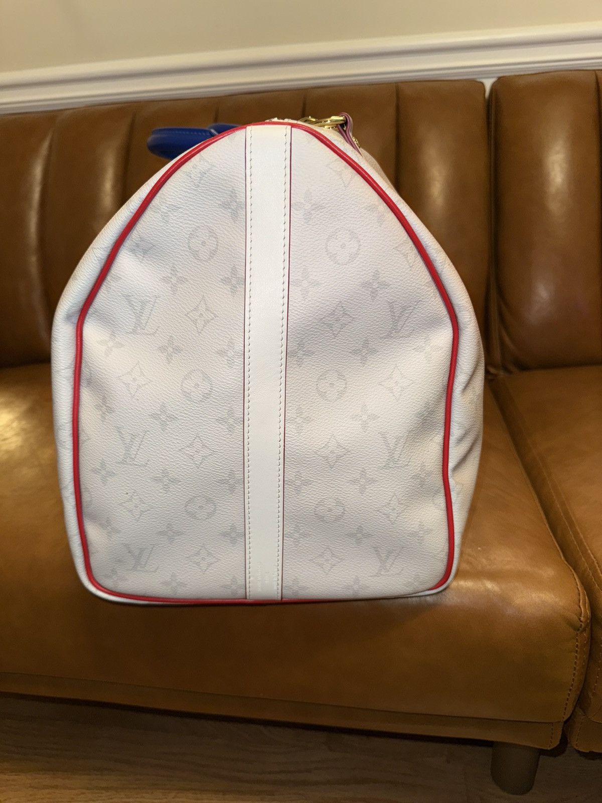 Louis Vuitton × NBA Louis Vuitton X NBA Keepall Antartica Bag Size ONE SIZE - 19 Thumbnail