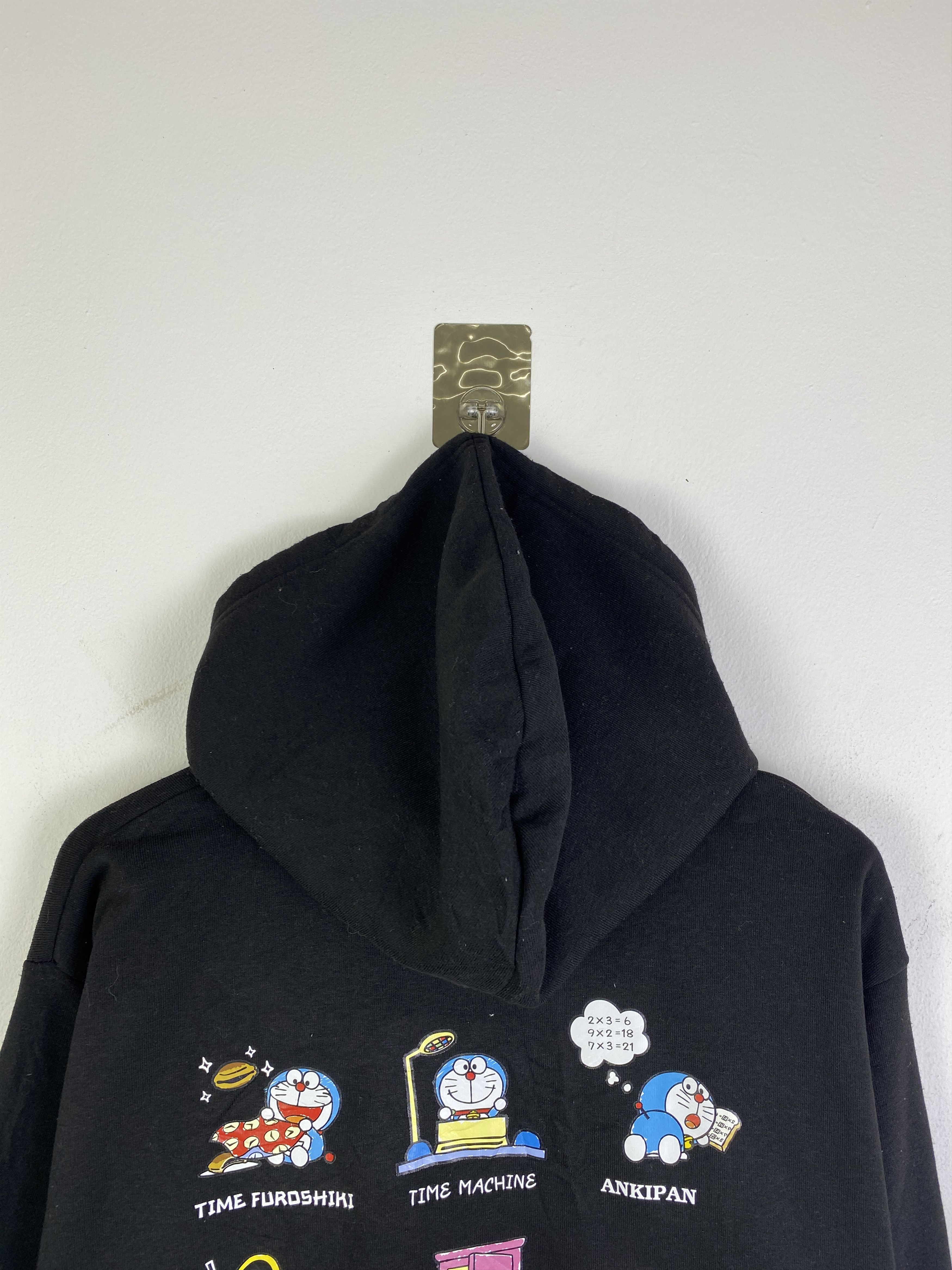 Anime Vintage Doraemon Pullover Hoodie SH0306 Size US XL / EU 56 / 4 - 2 Thumbnail
