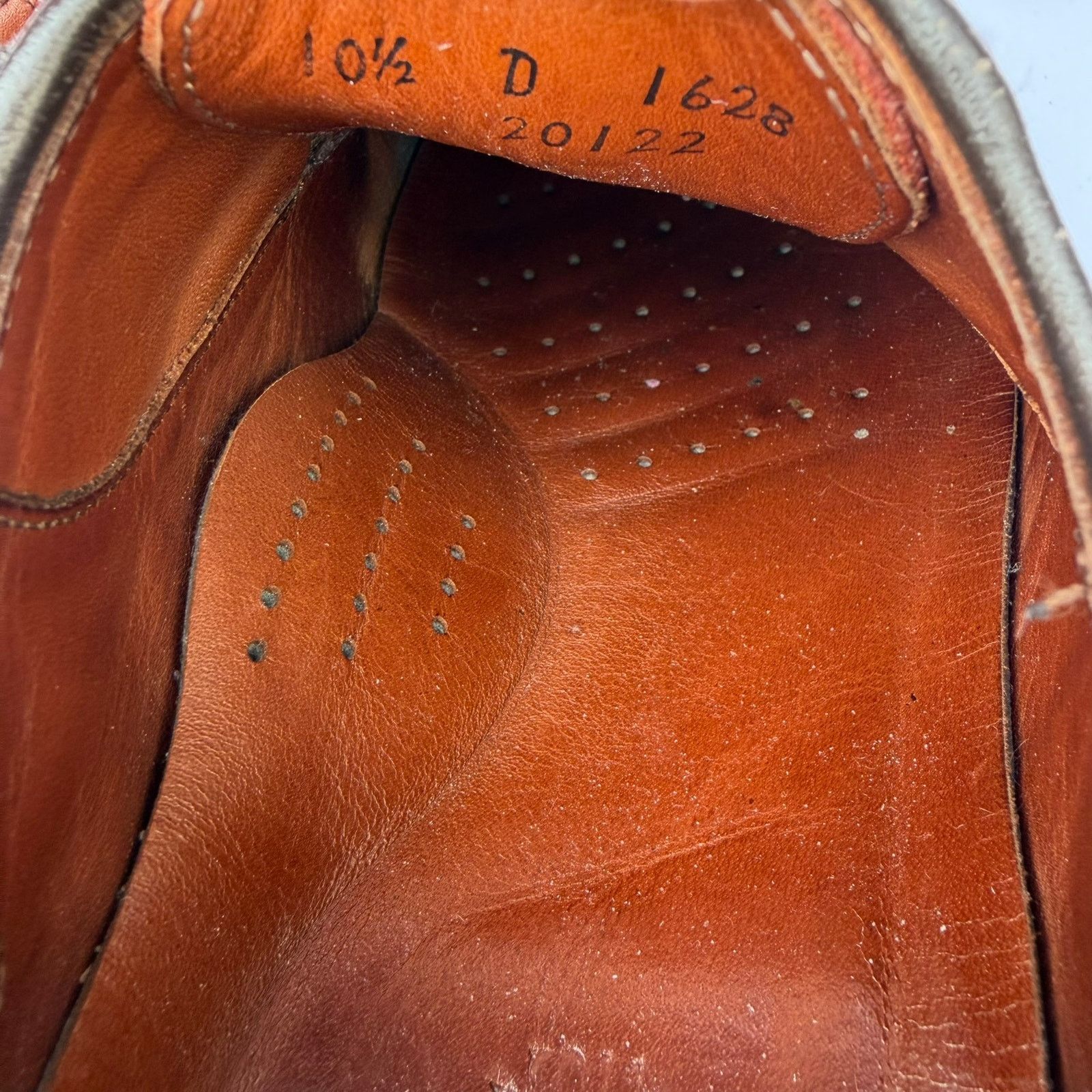 Allen Edmonds Allen Edmonds Split Toe Derby Shoes 10.5D Style 1628 Size US 10.5 / EU 43-44 - 8 Thumbnail