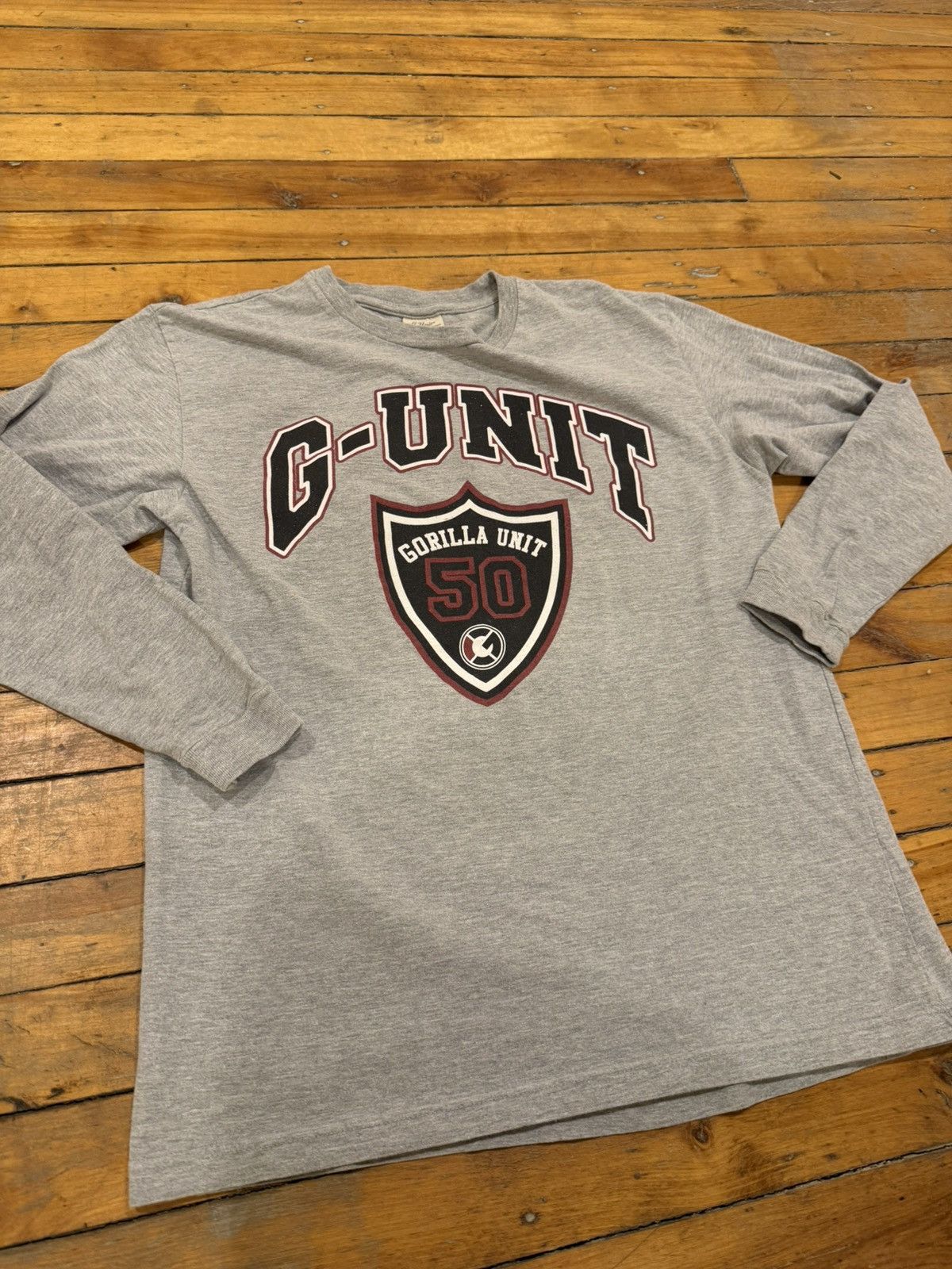 Vintage 50 Cent G-Unit long sleeve crest tee