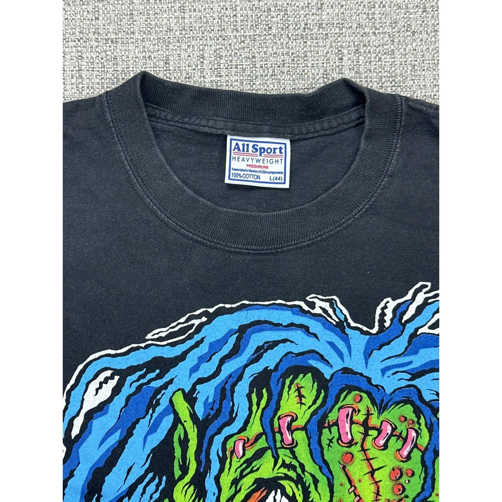 All Sport Rob Zombie Shirt Sz L Born Ugly Live Ugly 2002 Demonoid Size US L / EU 52-54 / 3 - 6 Thumbnail