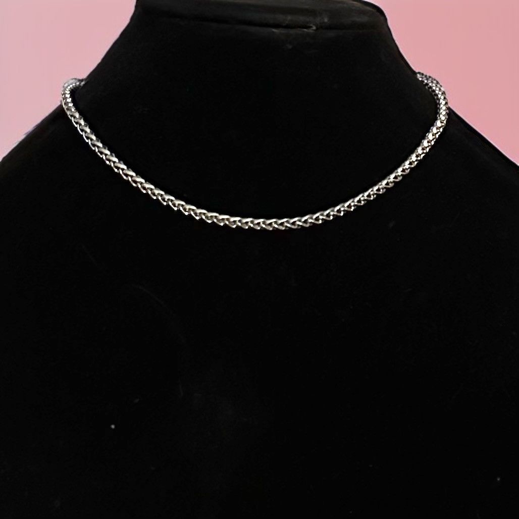 Other Silver tone wheat chain necklace Size ONE SIZE - 1 Thumbnail