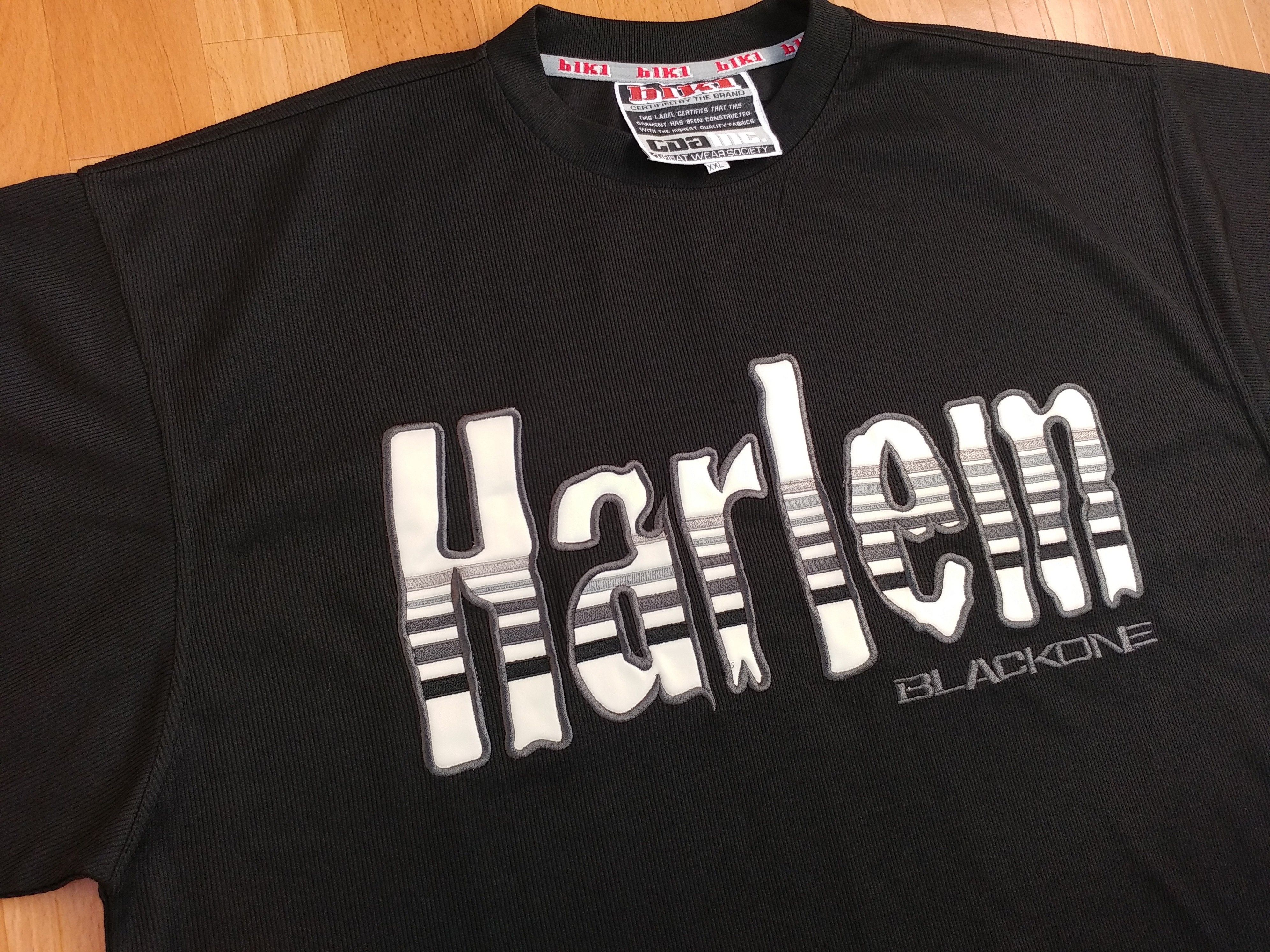 Vintage HARLEM t-shirt, New York jersey vintage NYC skater XXL Size US XXL / EU 58 / 5 - 5 Thumbnail