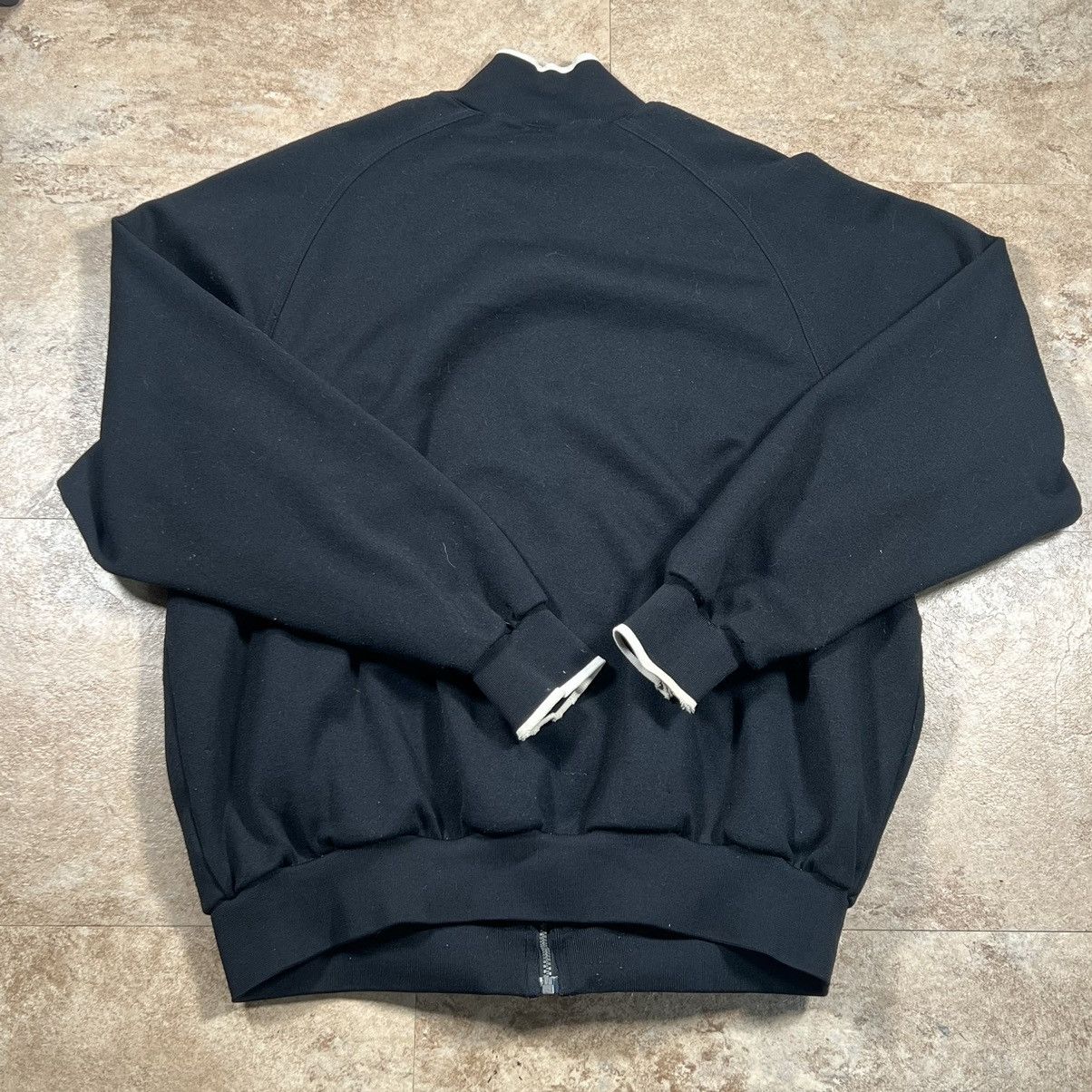 Nike × Vintage Vintage Nike Track Jacket Black Small Swoosh Full Zip Mens Size US XL / EU 56 / 4 - 2 Thumbnail