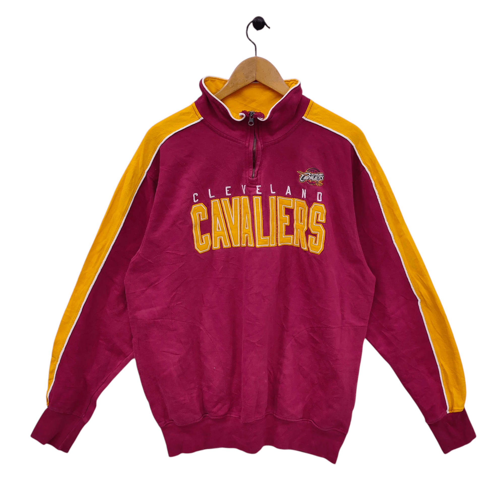 NBA Vintage Cleveland Cavaliers Quarter-Zip Maroon NBA Size US M / EU 48-50 / 2 - 1 Thumbnail