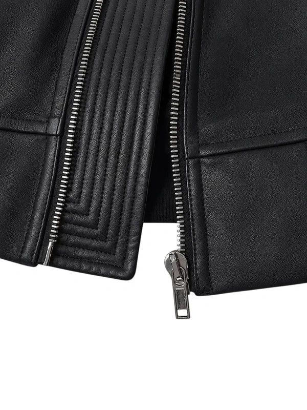 Rick Owens Rick Owens SS18 Dirt Raglan Black Leather Bomber Jacket Size US M / EU 48-50 / 2 - 3 Thumbnail