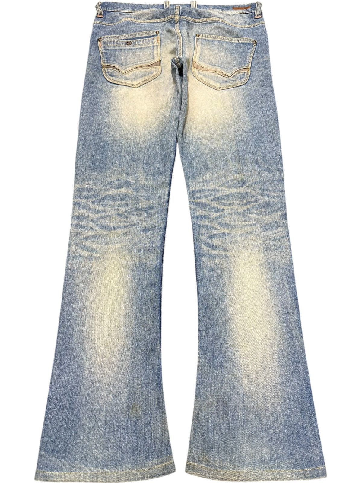 Nicole Club Vintage Nicole Club For Men Distressed Flare Jeans Size 32" / US 10 / IT 46 - 2 Thumbnail