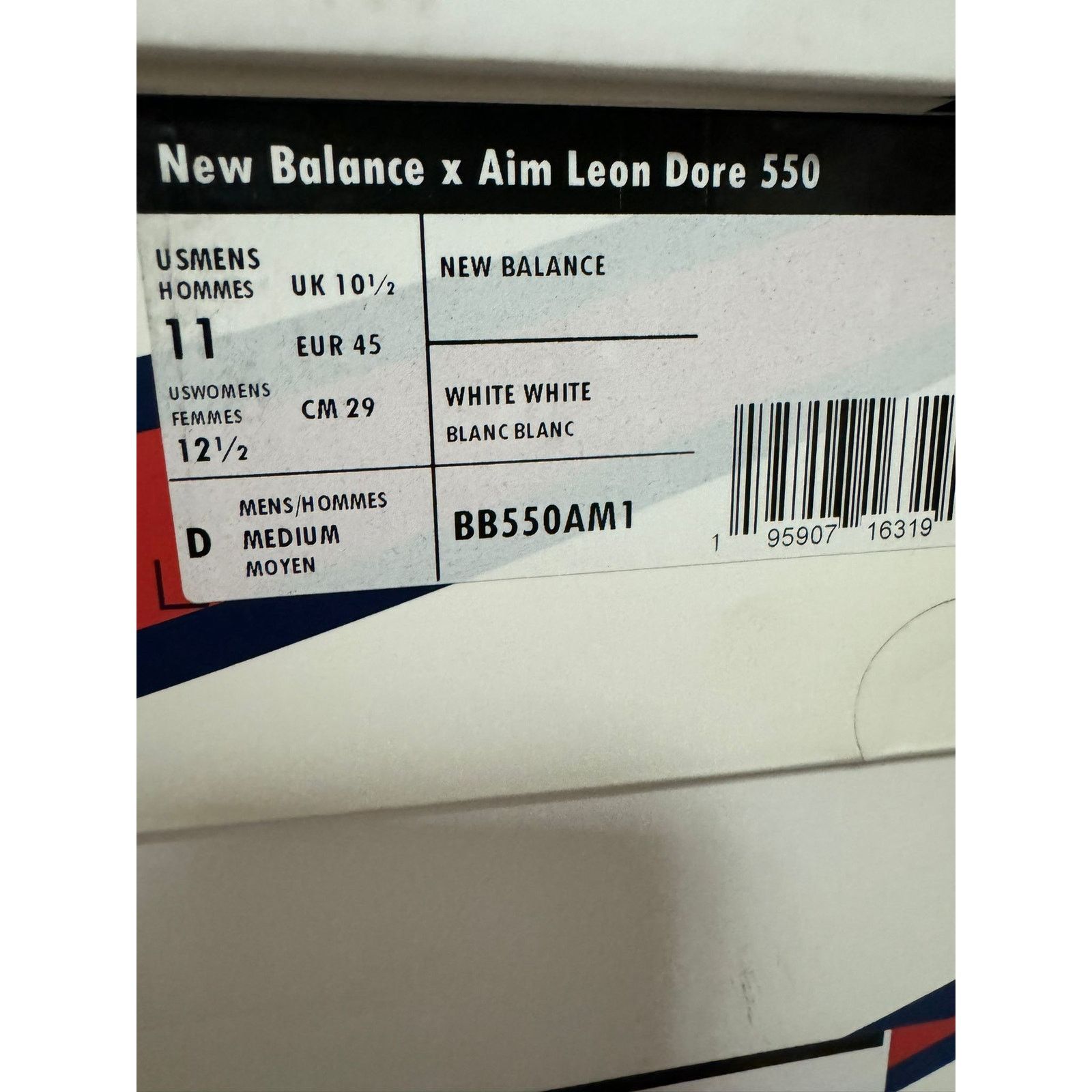 Aime Leon Dore × New Balance o1rshd1 Q:9 / 550 Sneakers in Multicolor Size US 11 / EU 44 - 19 Thumbnail
