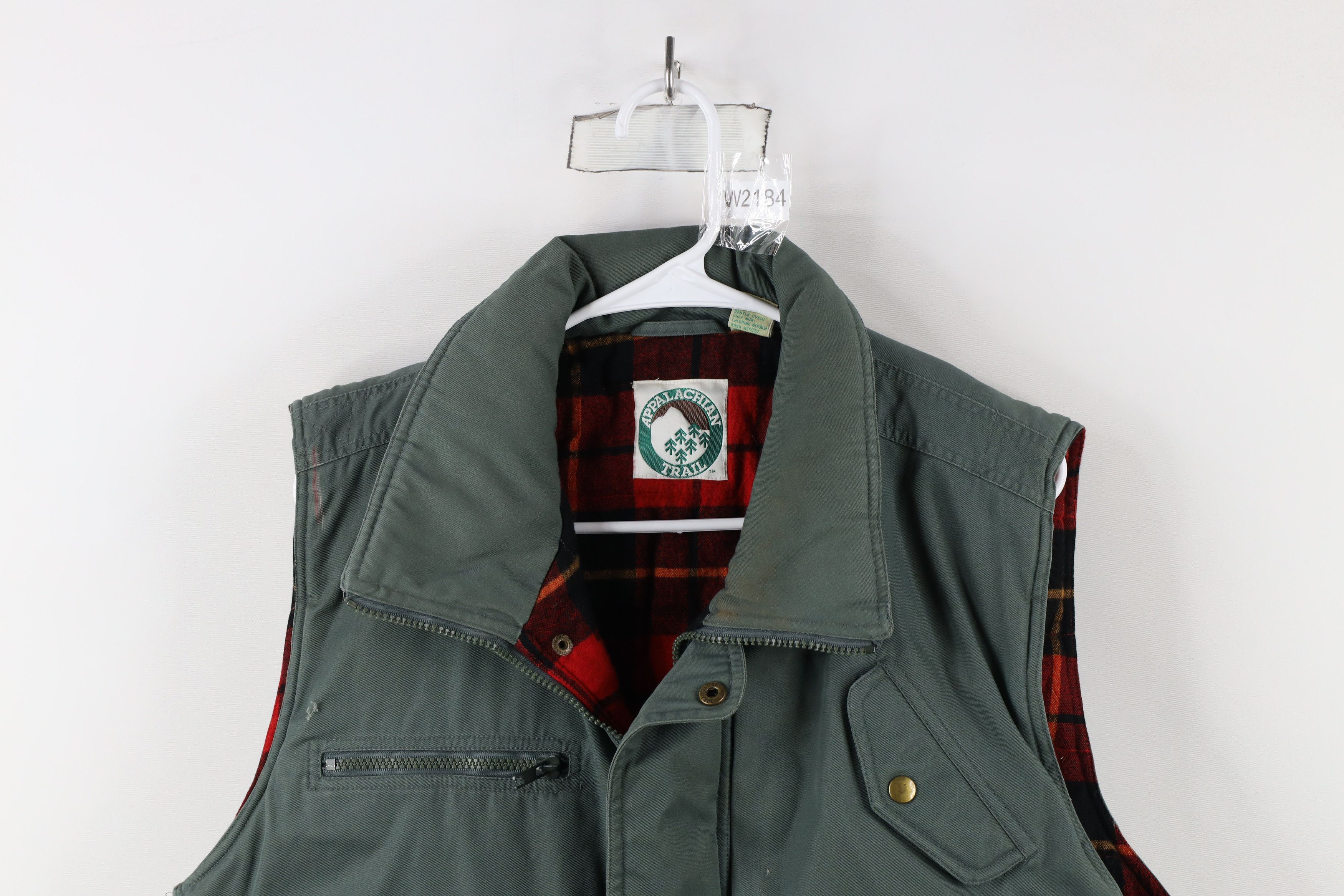 Vintage Vintage 90s Streetwear Lined Full Zip Puffer Vest Jacket Size US M / EU 48-50 / 2 - 2 Thumbnail