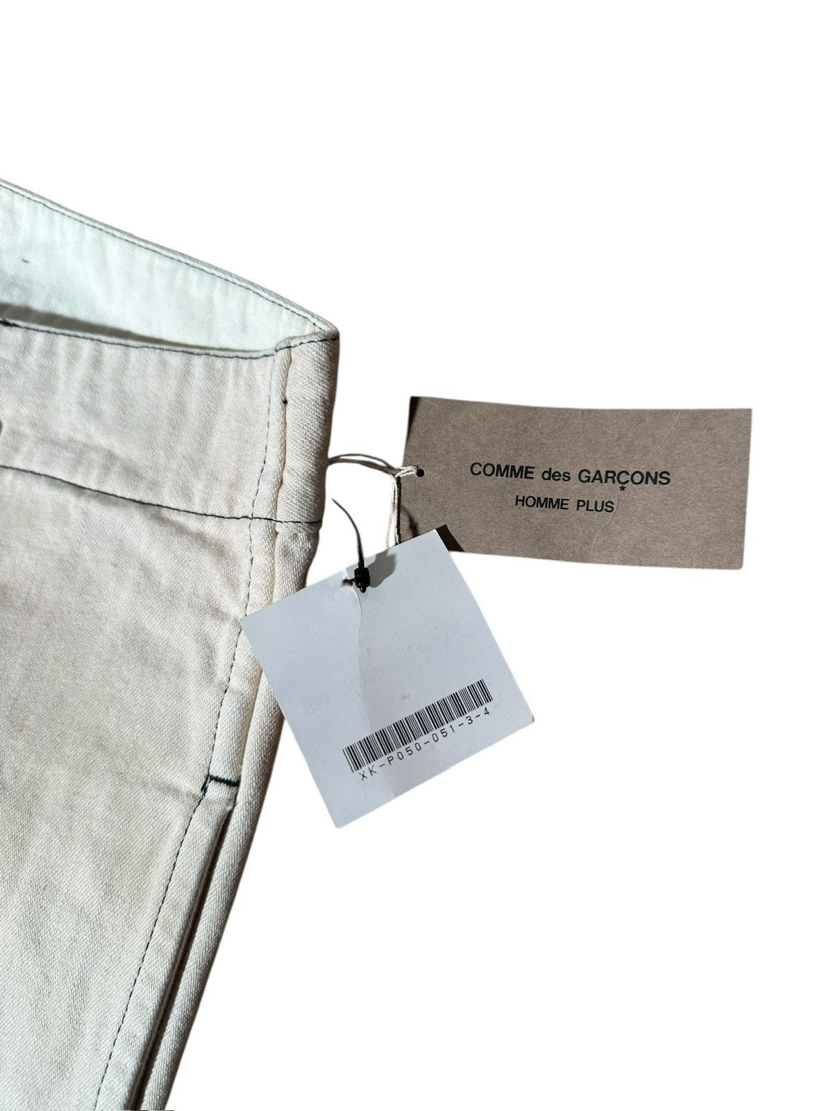 Comme des Garcons Homme Plus Comme des Garçons Homme Plus FW2003 Bleached Effect Trousers Size US 33 - 7 Thumbnail