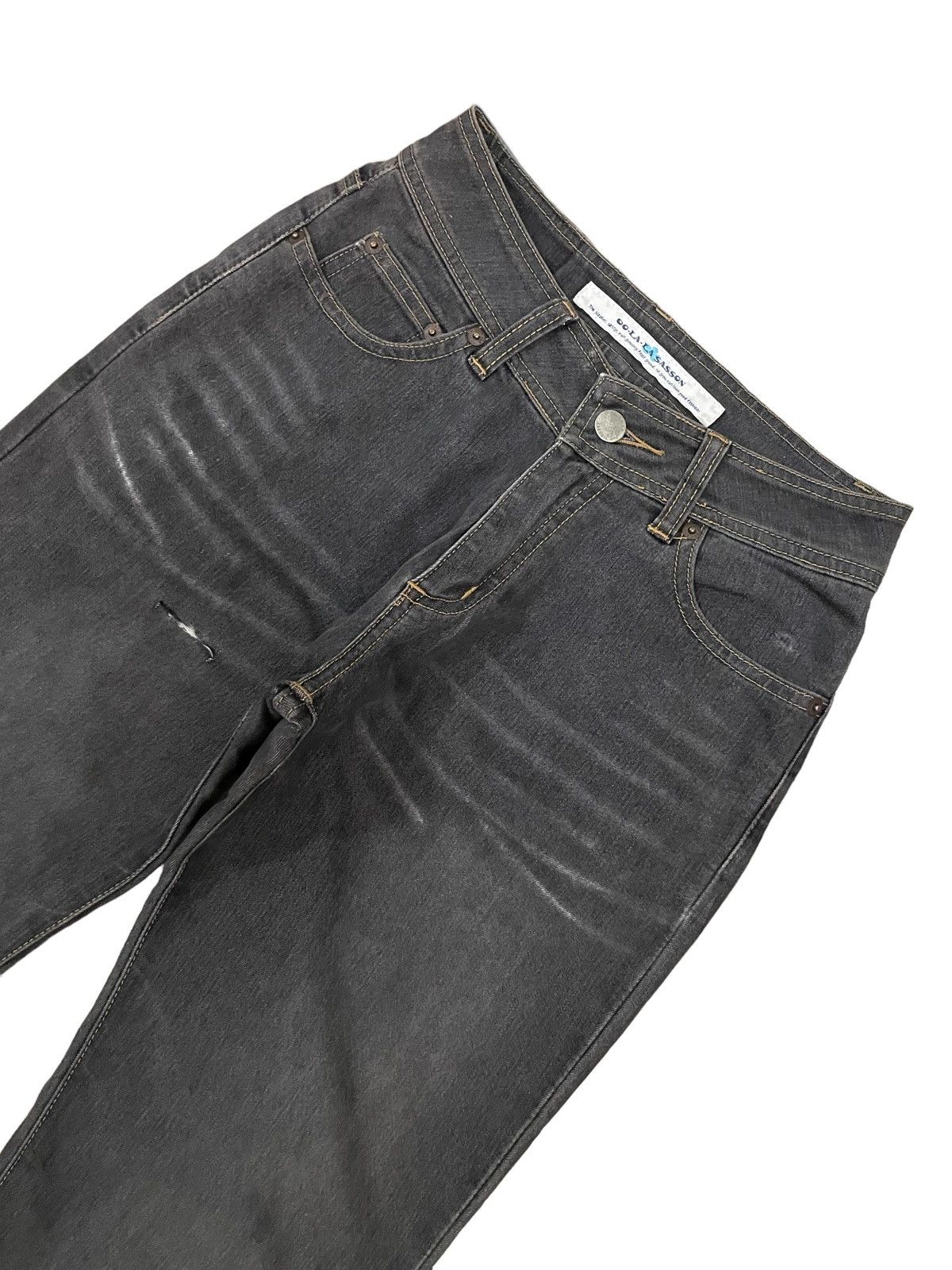 Japanese Brand Vintage Japanese Brand Ripped Style Fade Wash Bootcut Jeans Size 25" / US 0 / IT 36 - 5 Thumbnail