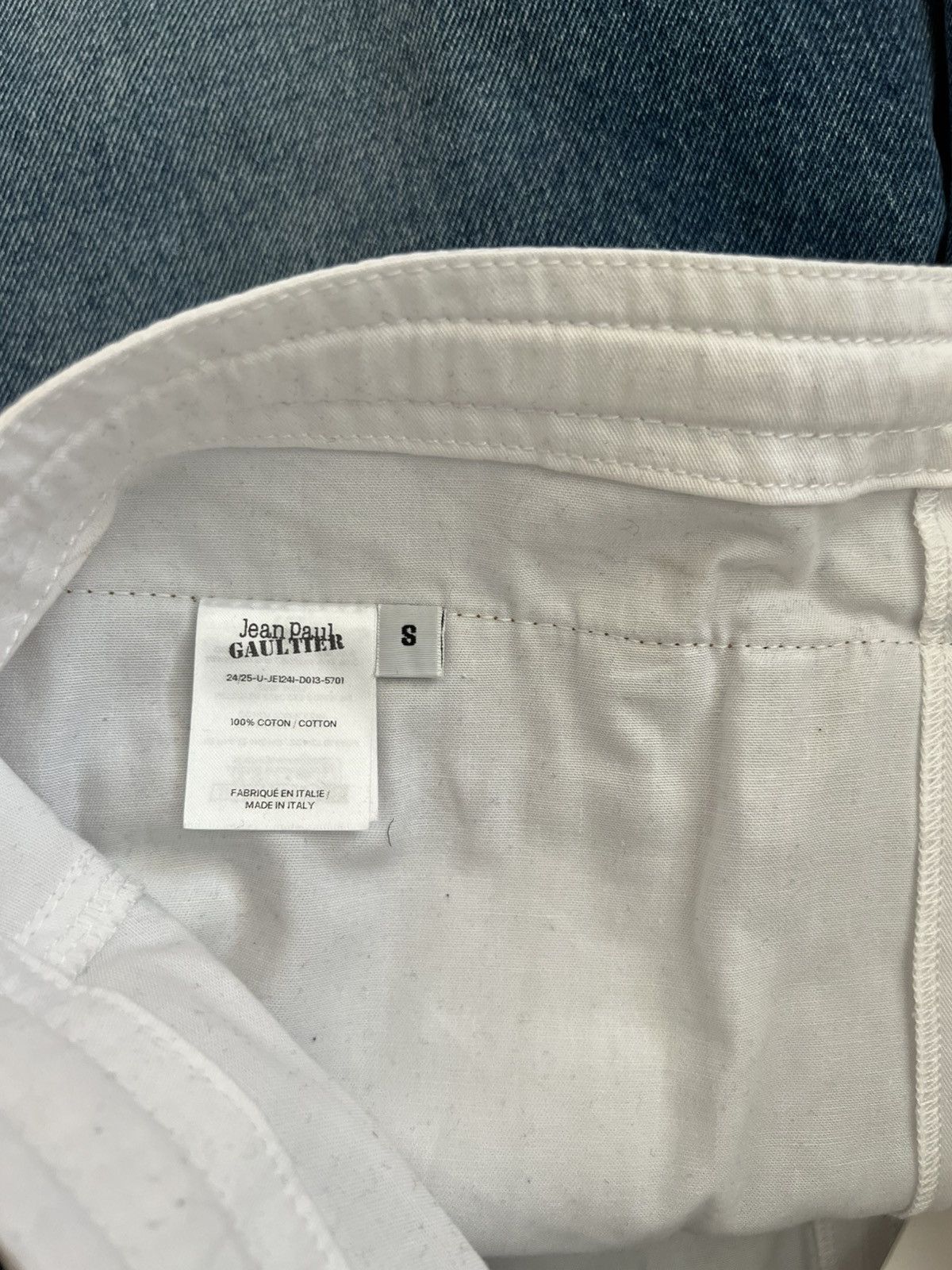 Jean Paul Gaultier The Trompe-l'œil Denim Pants Size US 30 / EU 46 - 6 Thumbnail