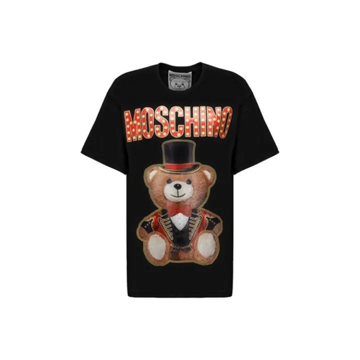 Moschino Moschino Teddy Bear Graphic Short Sleeve Tee 0079 Size XS / US 0-2 / IT 36-38 - 1 Thumbnail