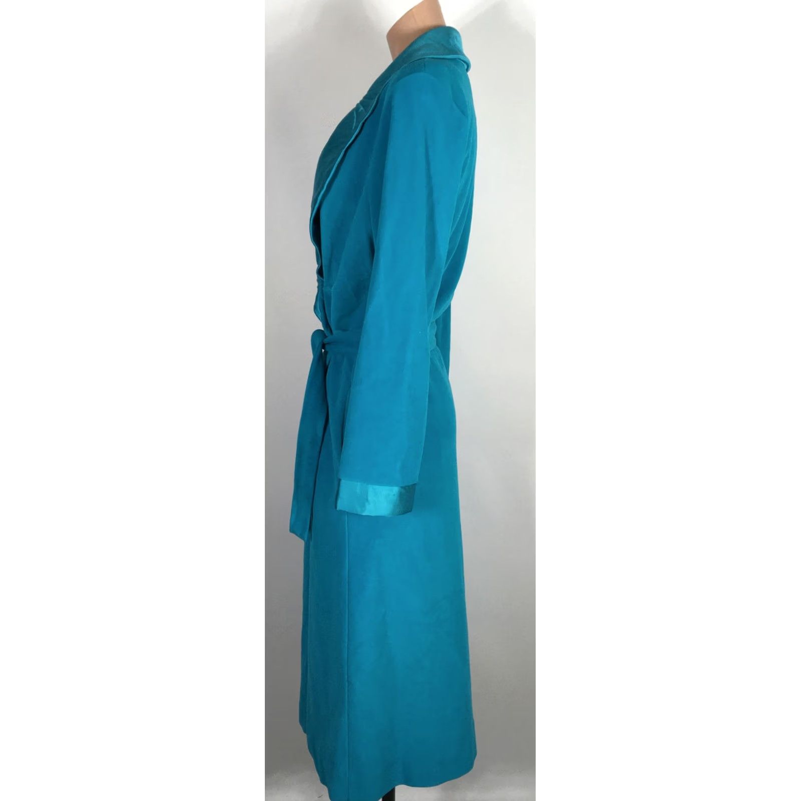 Vintage VINTAGE Lorraine Nightgown Robe Set Blue Nylon L Adults Women Size ONE SIZE - 6 Thumbnail