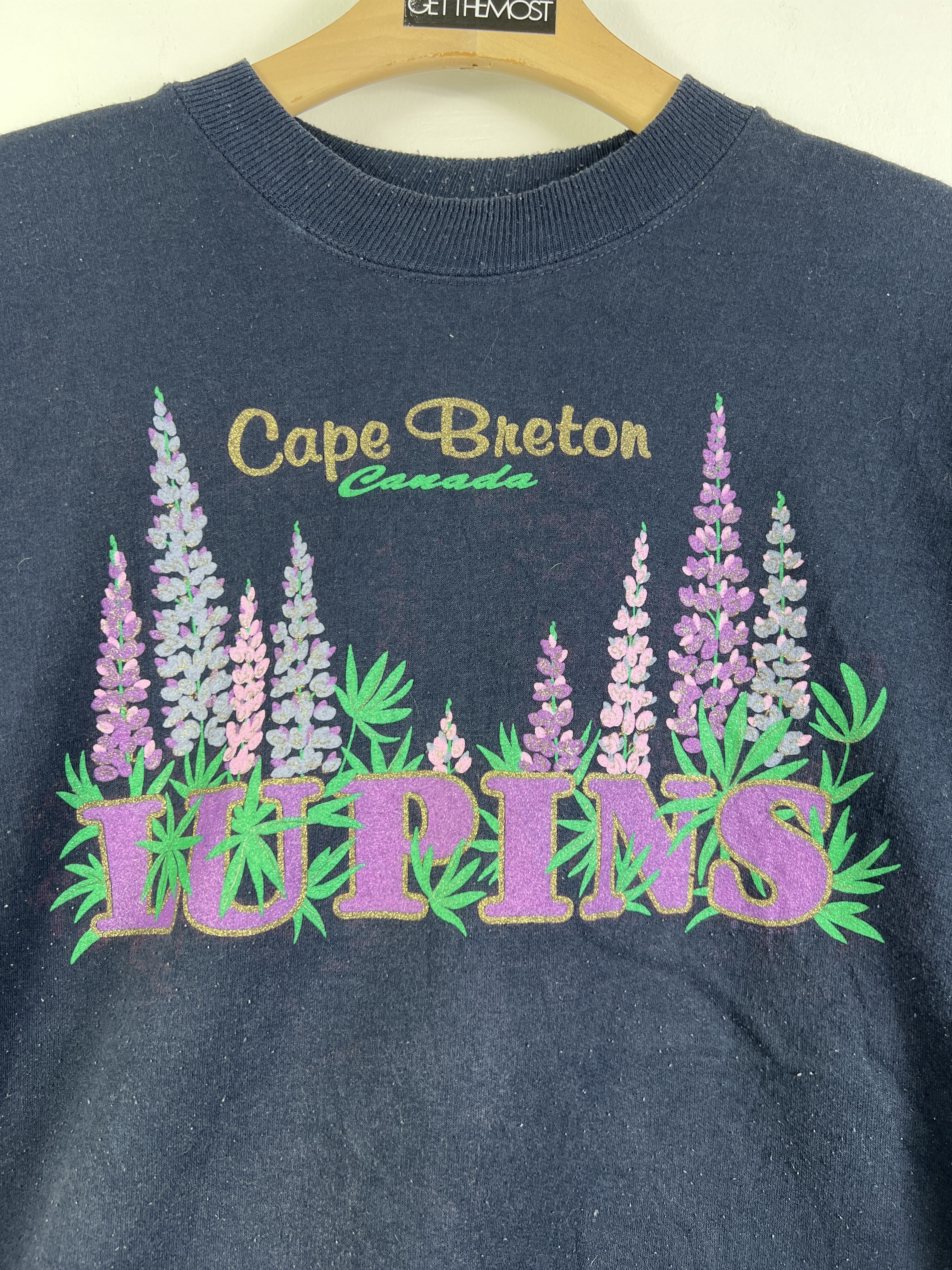 Vintage No.4876 VTG 90s Cape Breton Canada Souvenir Sweatshirt (L) Size US L / EU 52-54 / 3 - 2 Thumbnail