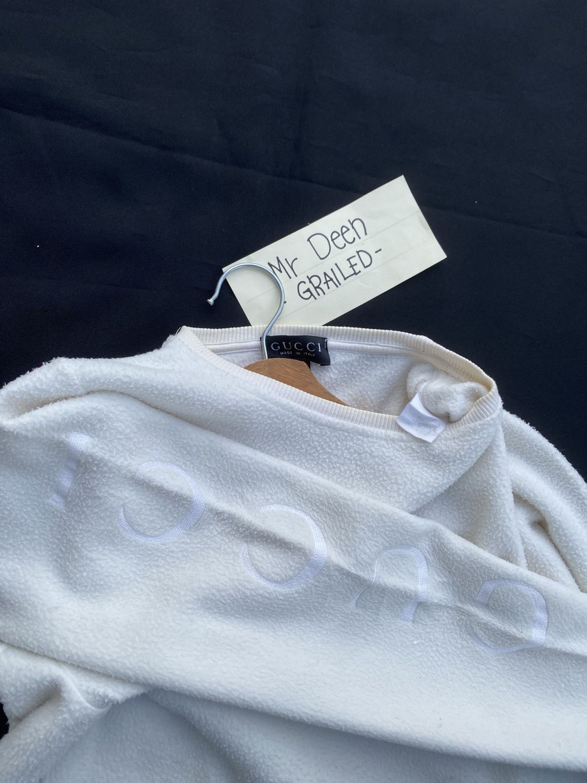 Gucci Rare Vintage GUCCI White Sweater Size US M / EU 48-50 / 2 - 12 Thumbnail