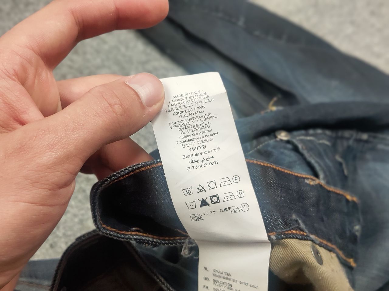 G-Star G Star Raw arc loose tapered Faded denim twisted seam jeans Size US 31 - 15 Thumbnail