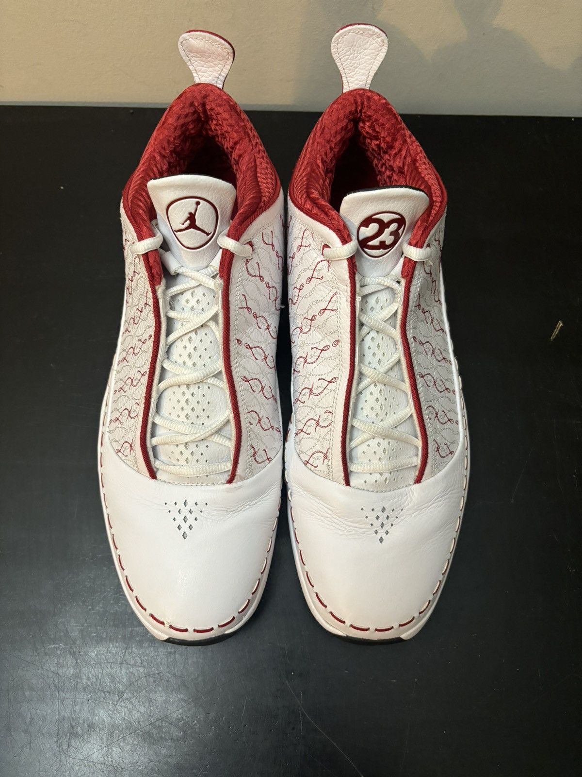 Jordan Brand Nike Jordan 23 Low White Varsity Red Size US 13 / EU 46 - 2 Thumbnail